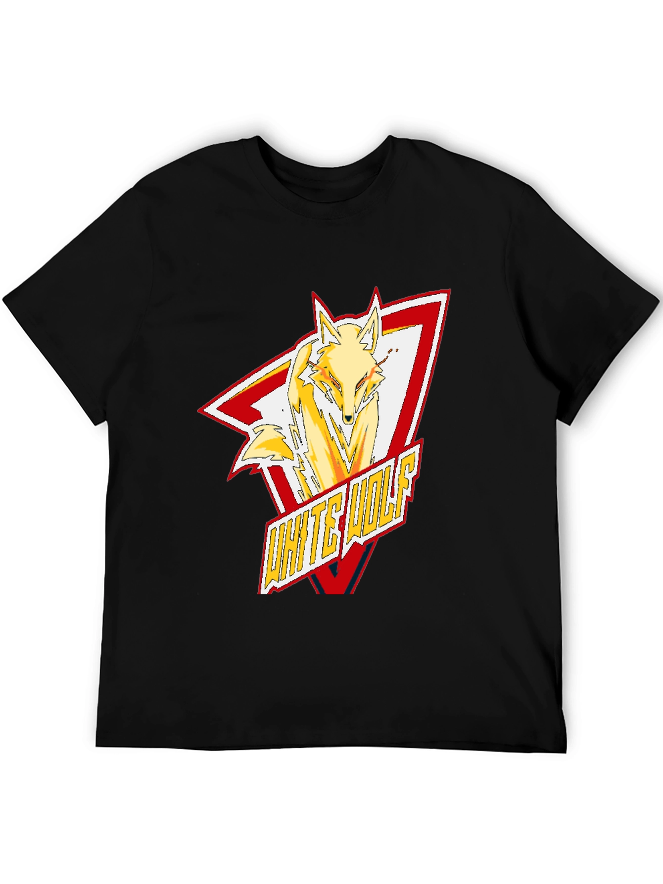 White Wolf Graphic T-Shirt - Trendy & Stylish