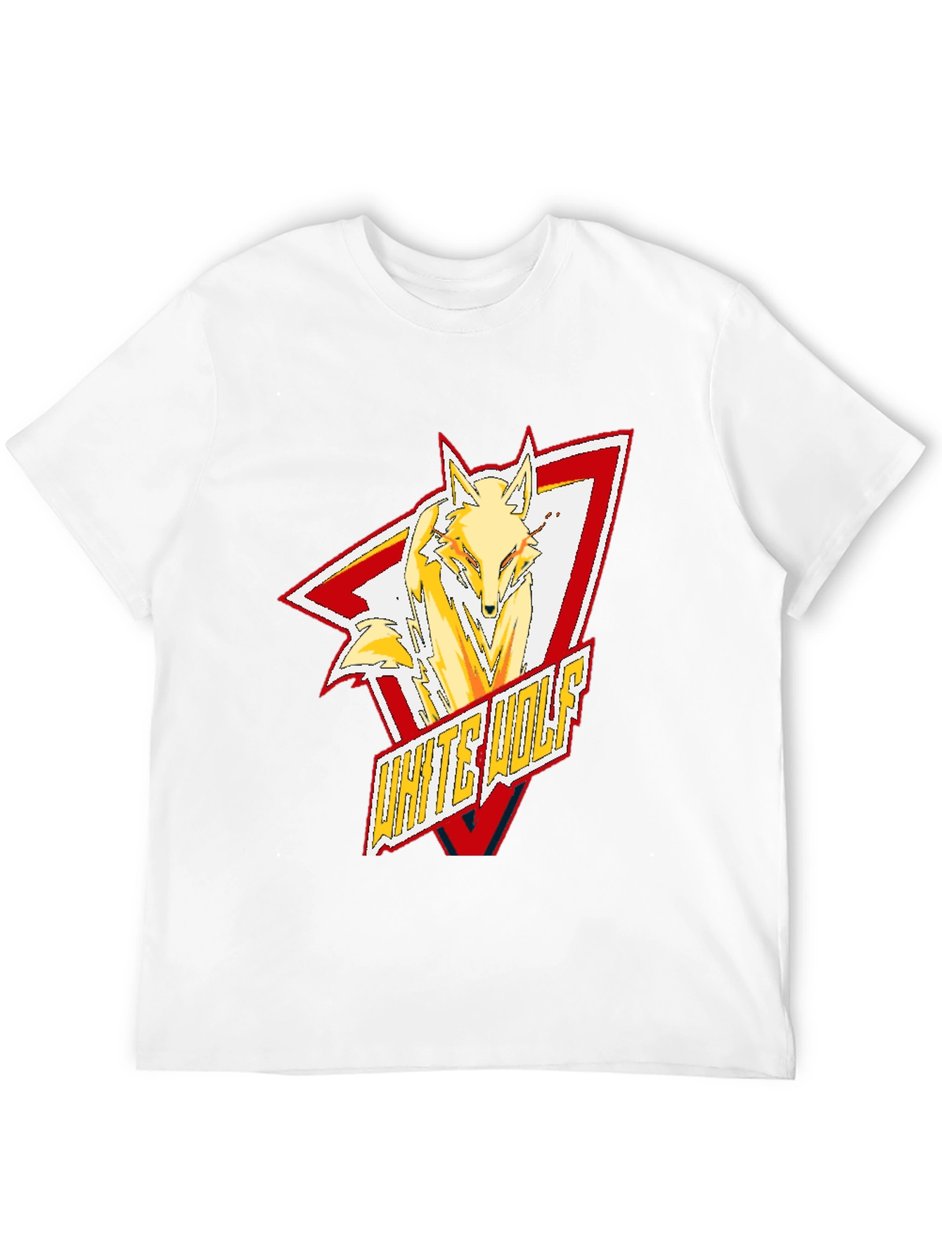 White Wolf Graphic T-Shirt - Trendy & Stylish