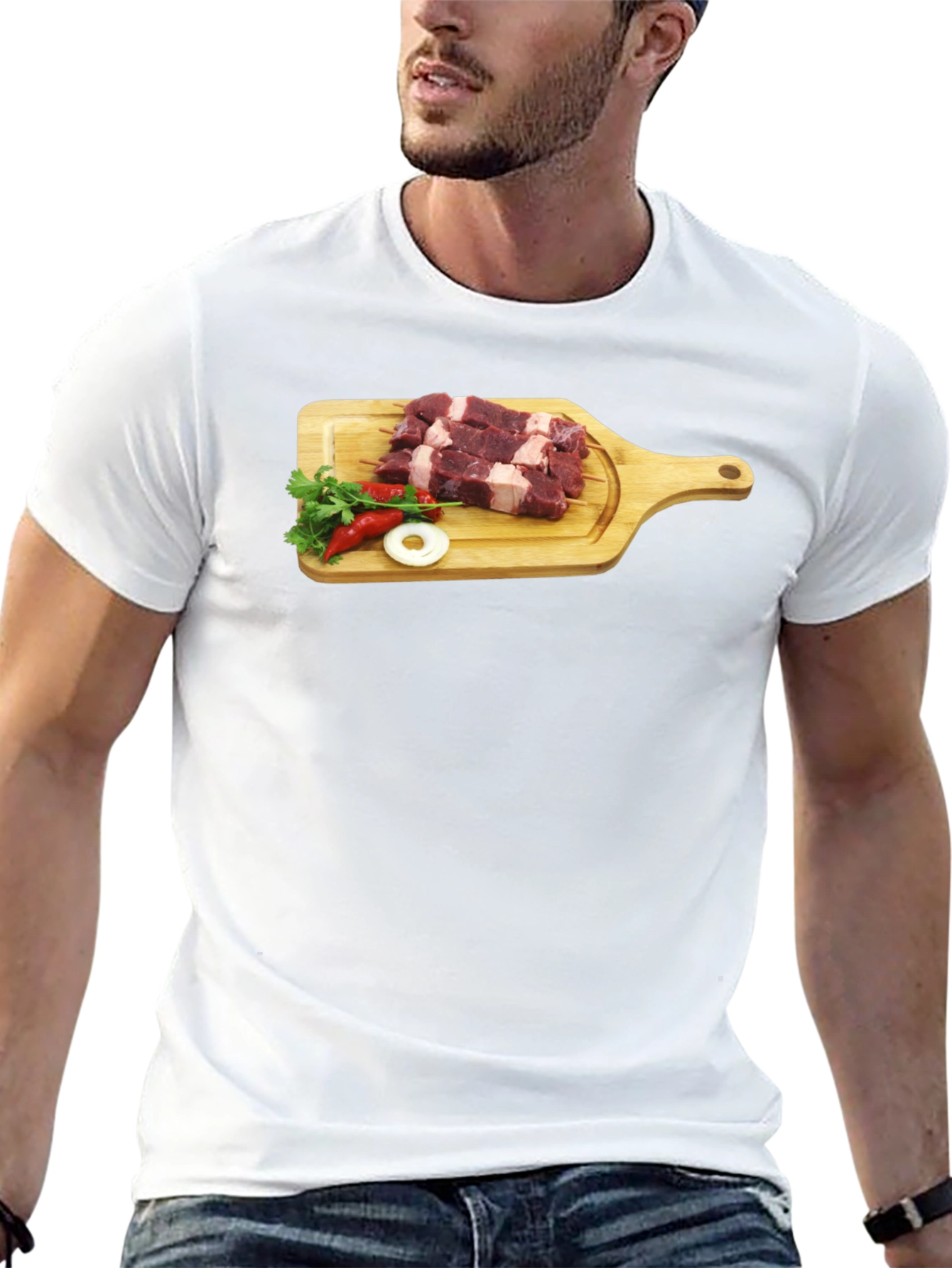 Butcher Cut T-Shirt - Novelty Foodie Tee