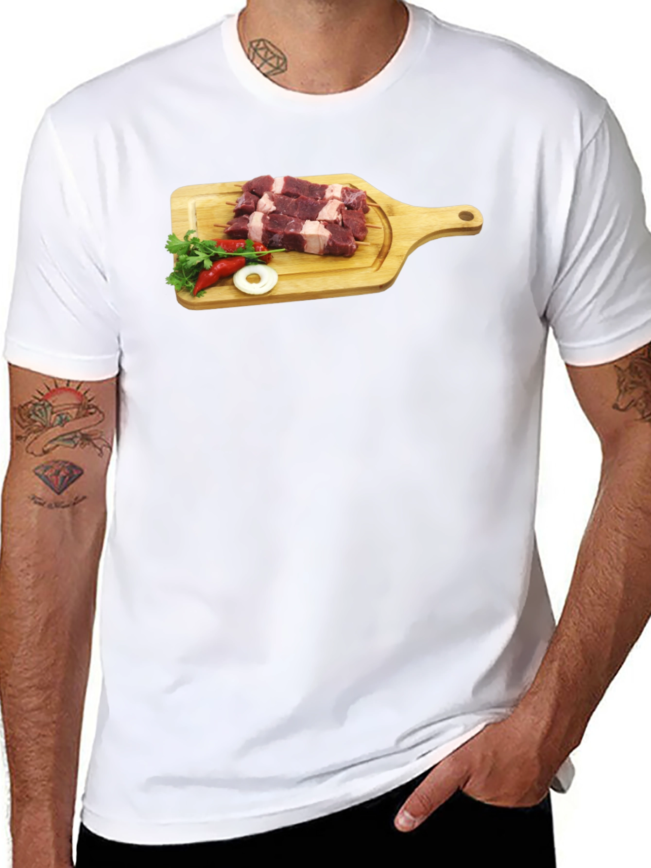 Butcher Cut T-Shirt - Novelty Foodie Tee