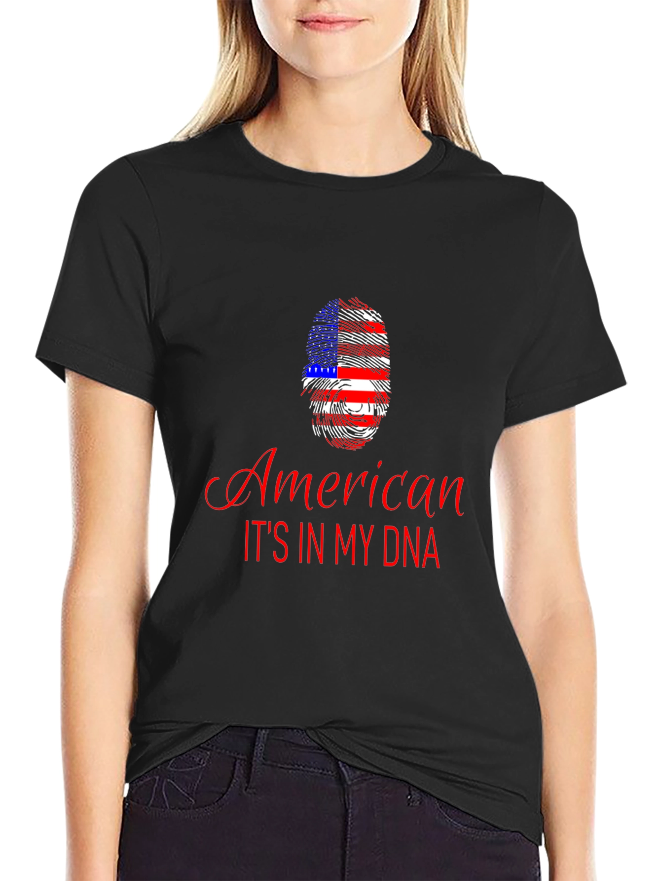 American DNA Black T-Shirt