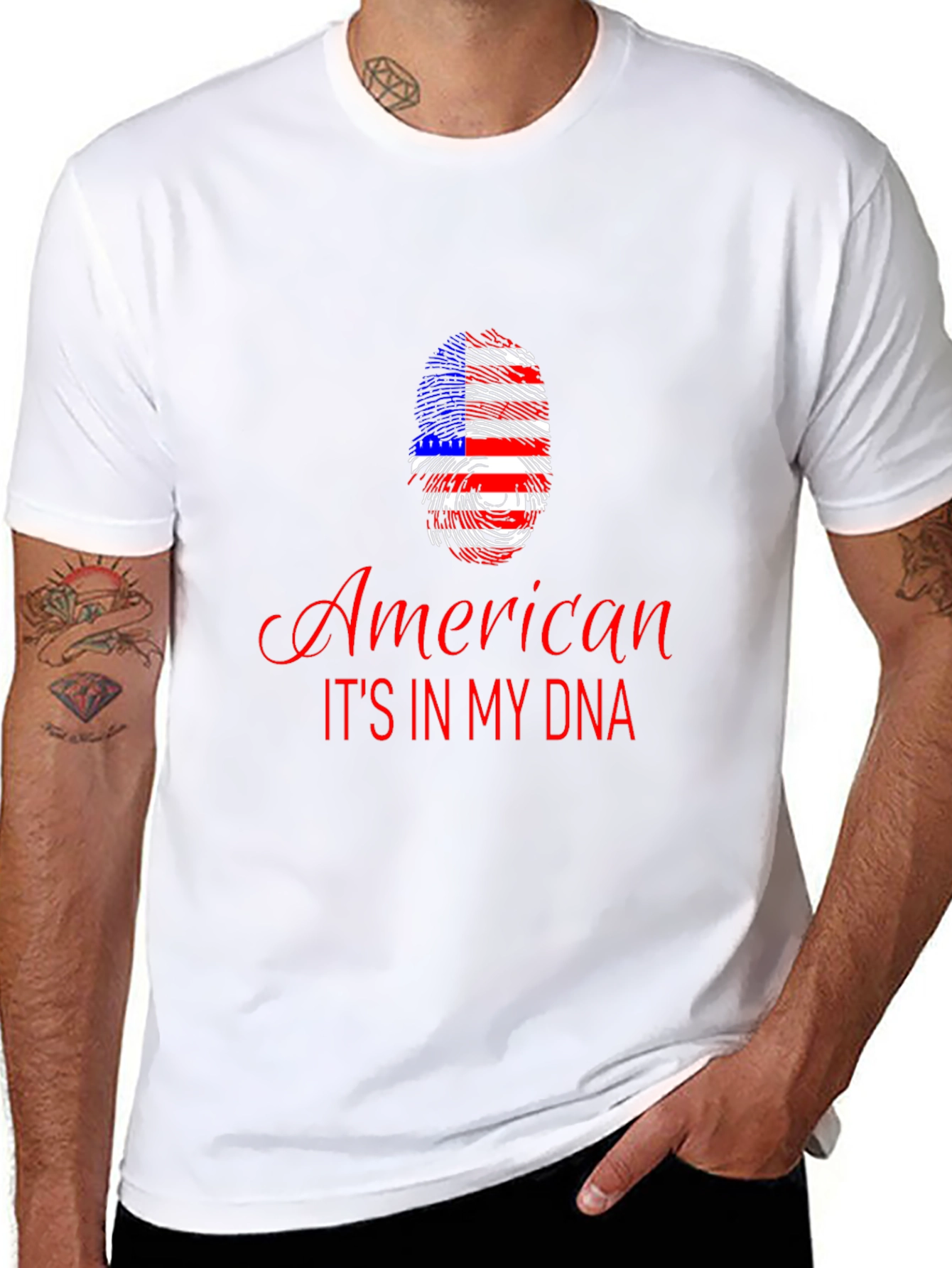 American DNA Black T-Shirt