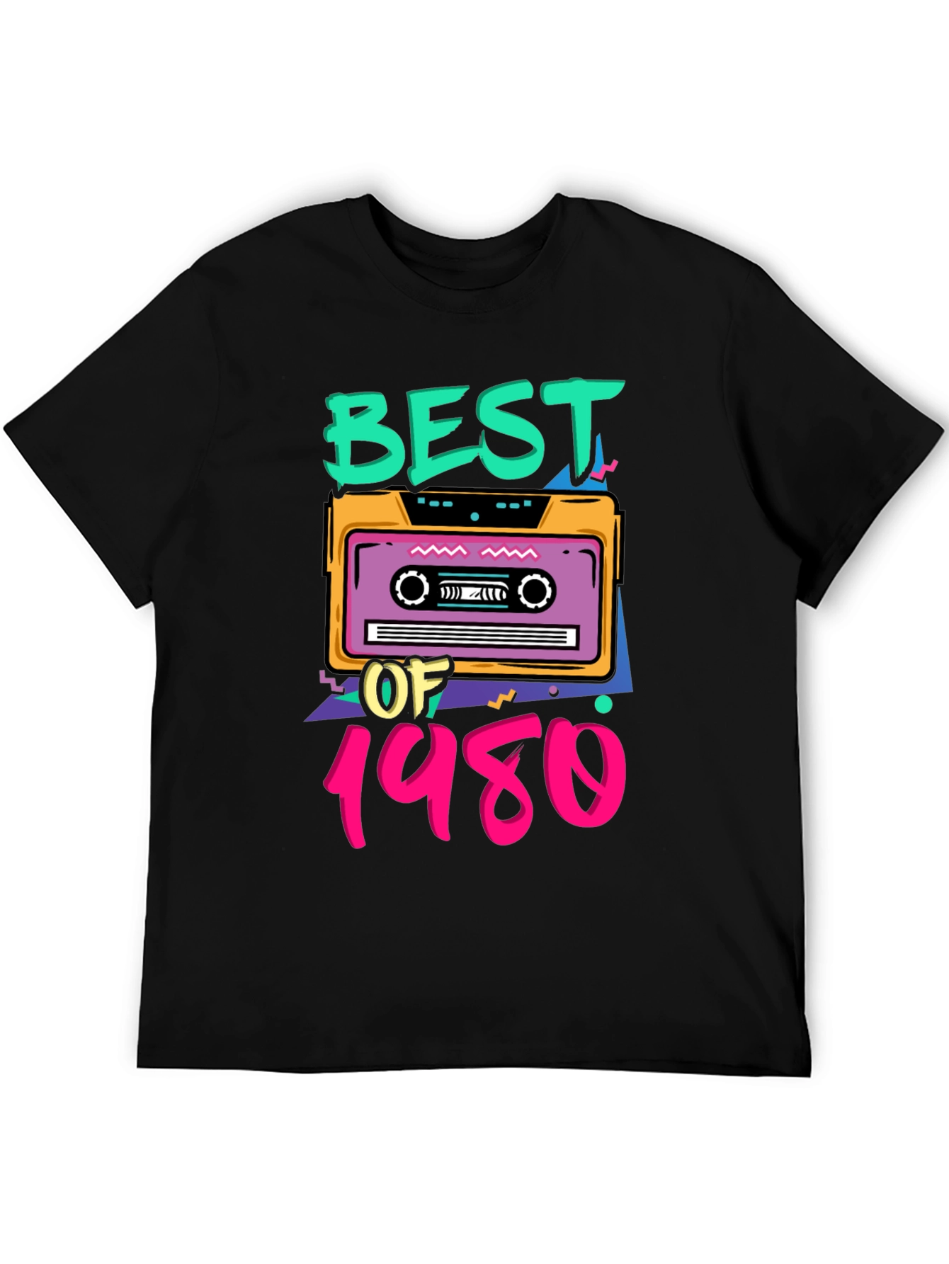 Best of 1980s Cassette Tape Graphic Tee