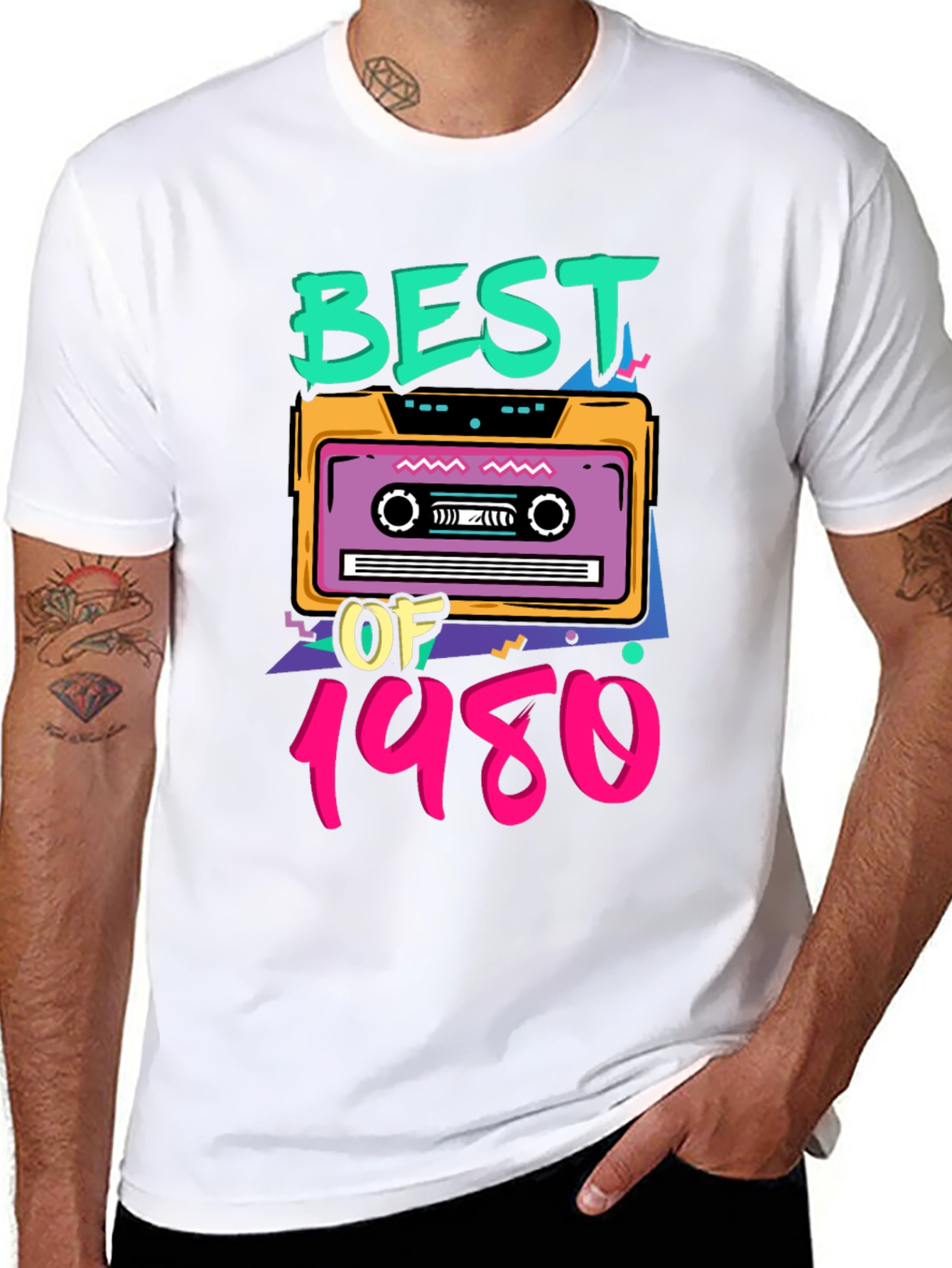 Best of 1980s Cassette Tape Graphic Tee