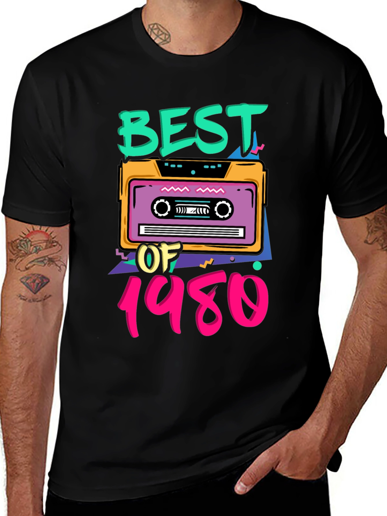 Best of 1980s Cassette Tape Graphic Tee