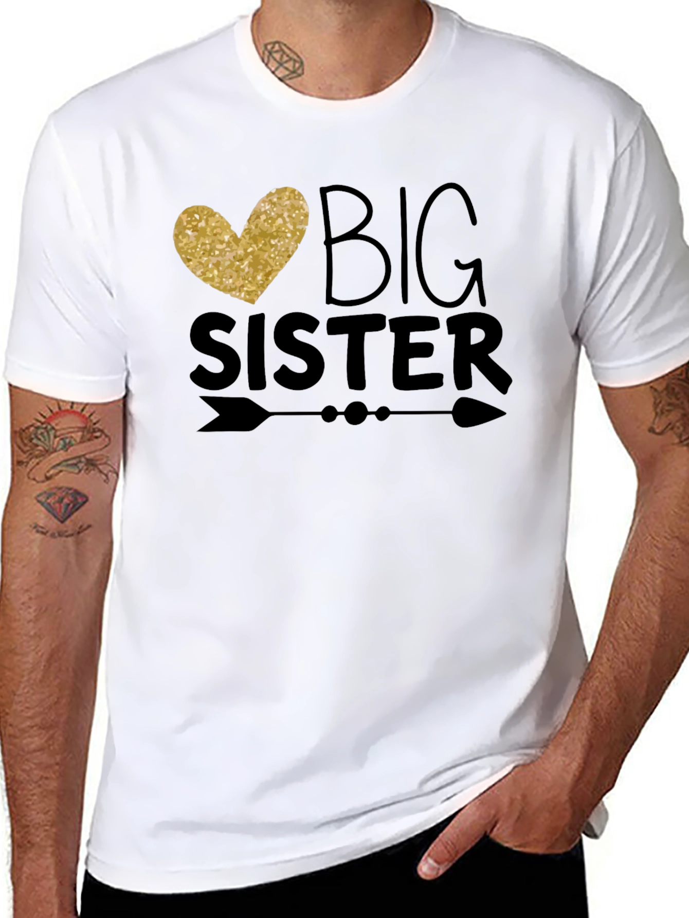 Big Sister Heart T-Shirt
