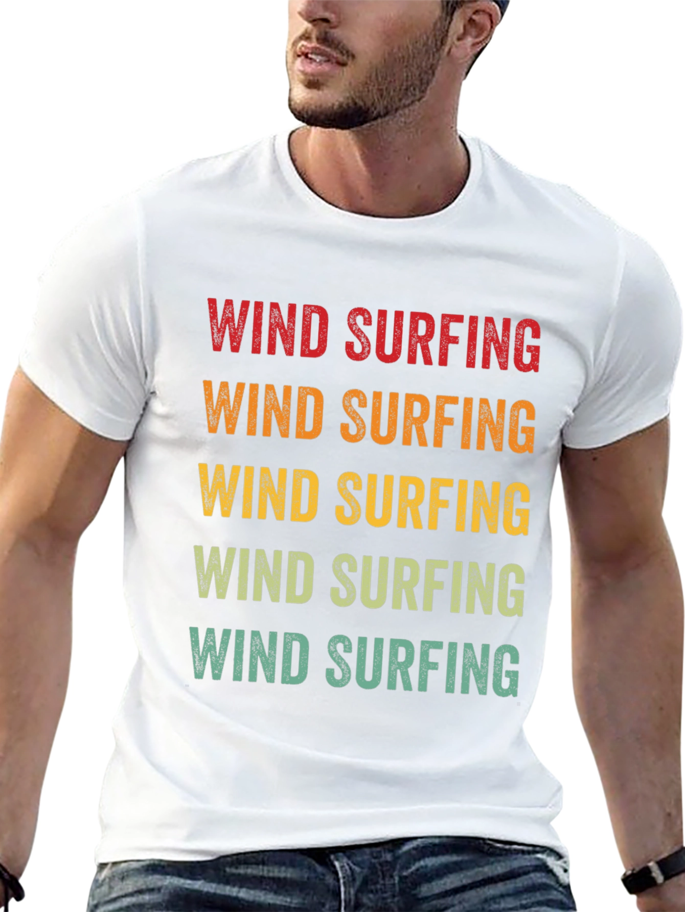 Wind Surfing Retro T-Shirt