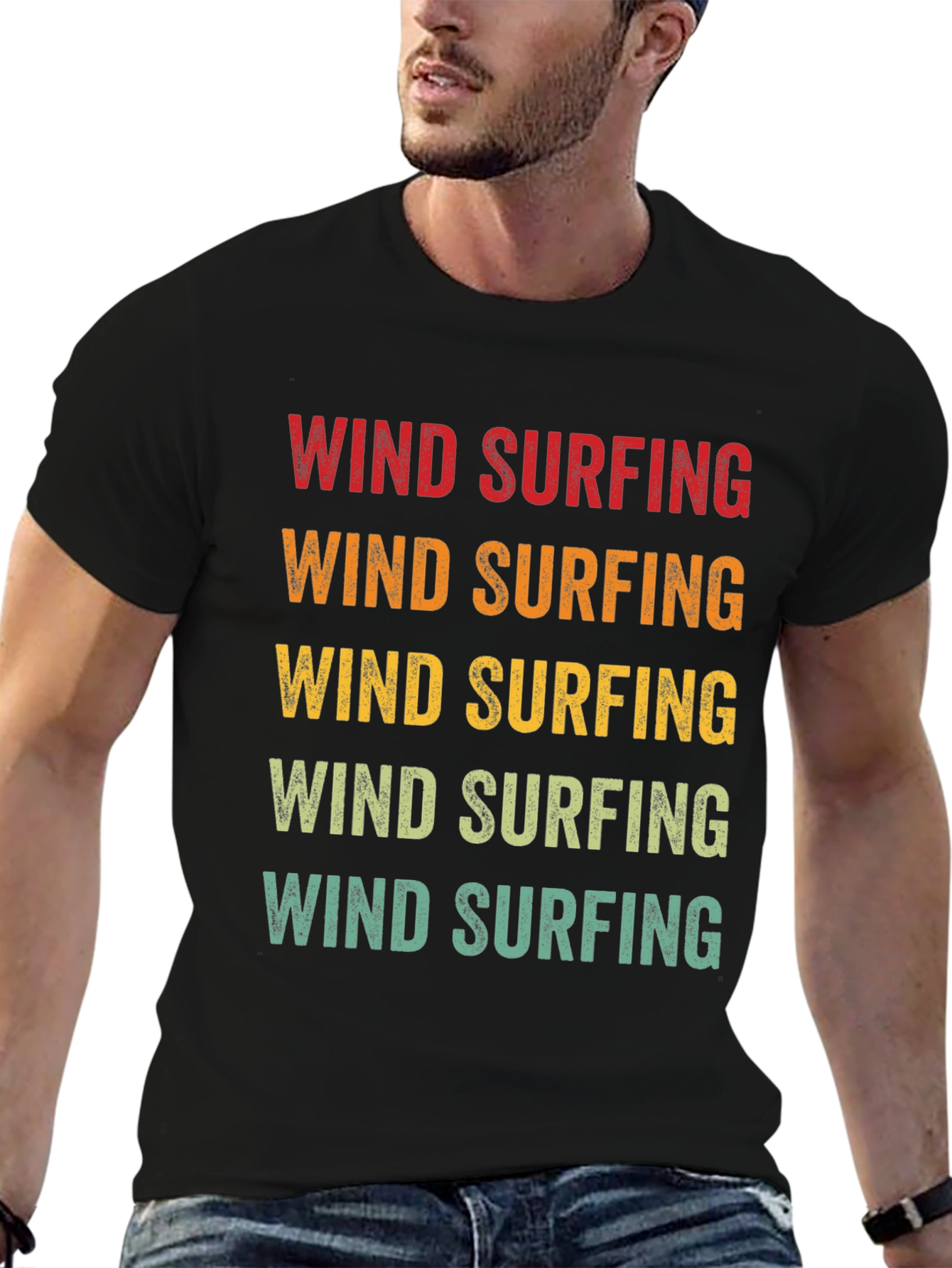 Wind Surfing Retro T-Shirt
