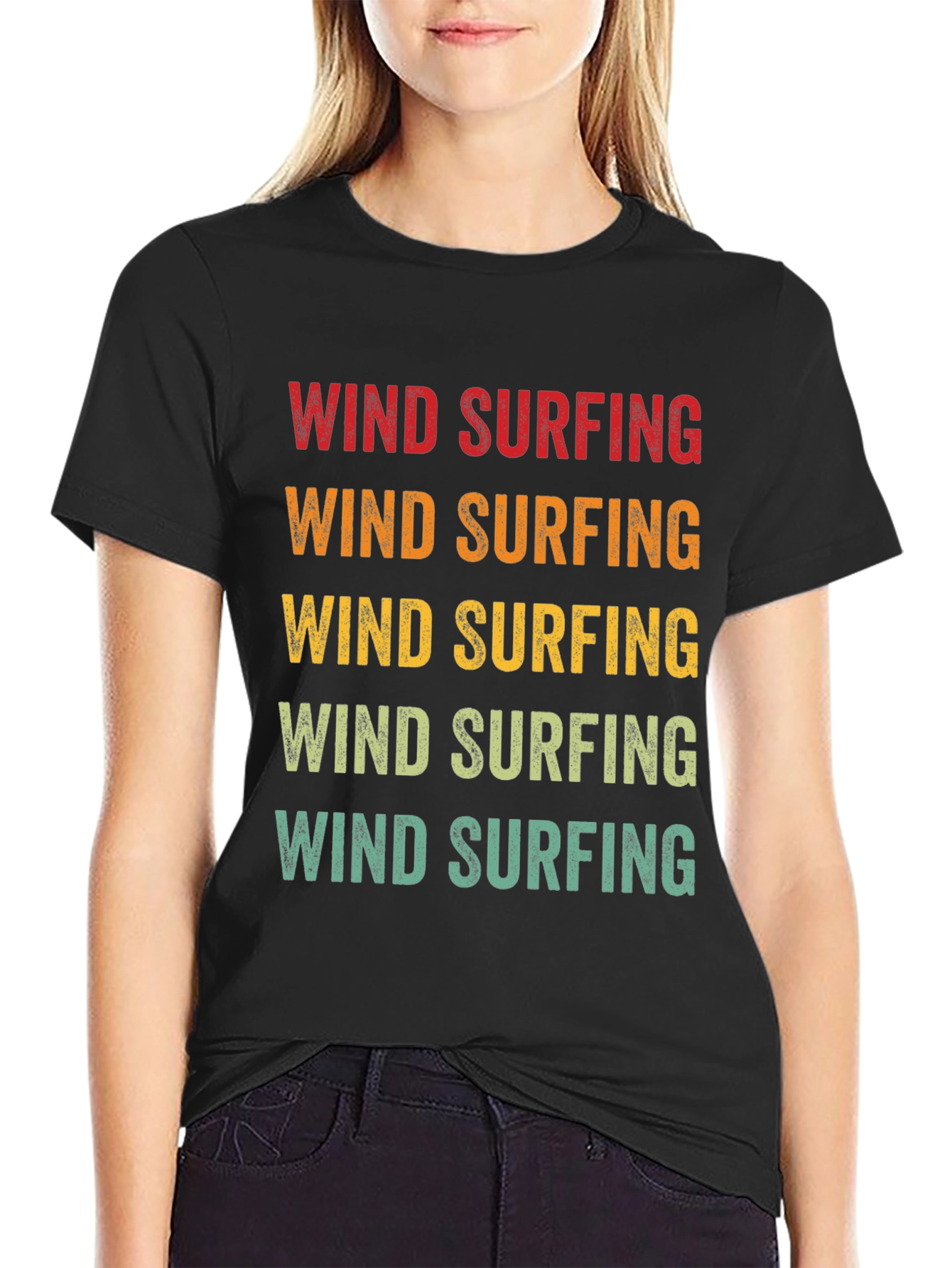 Wind Surfing Retro T-Shirt