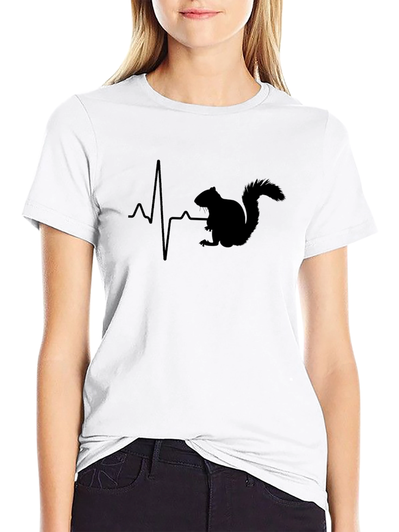 Squirrel Heartbeat Graphic Tee