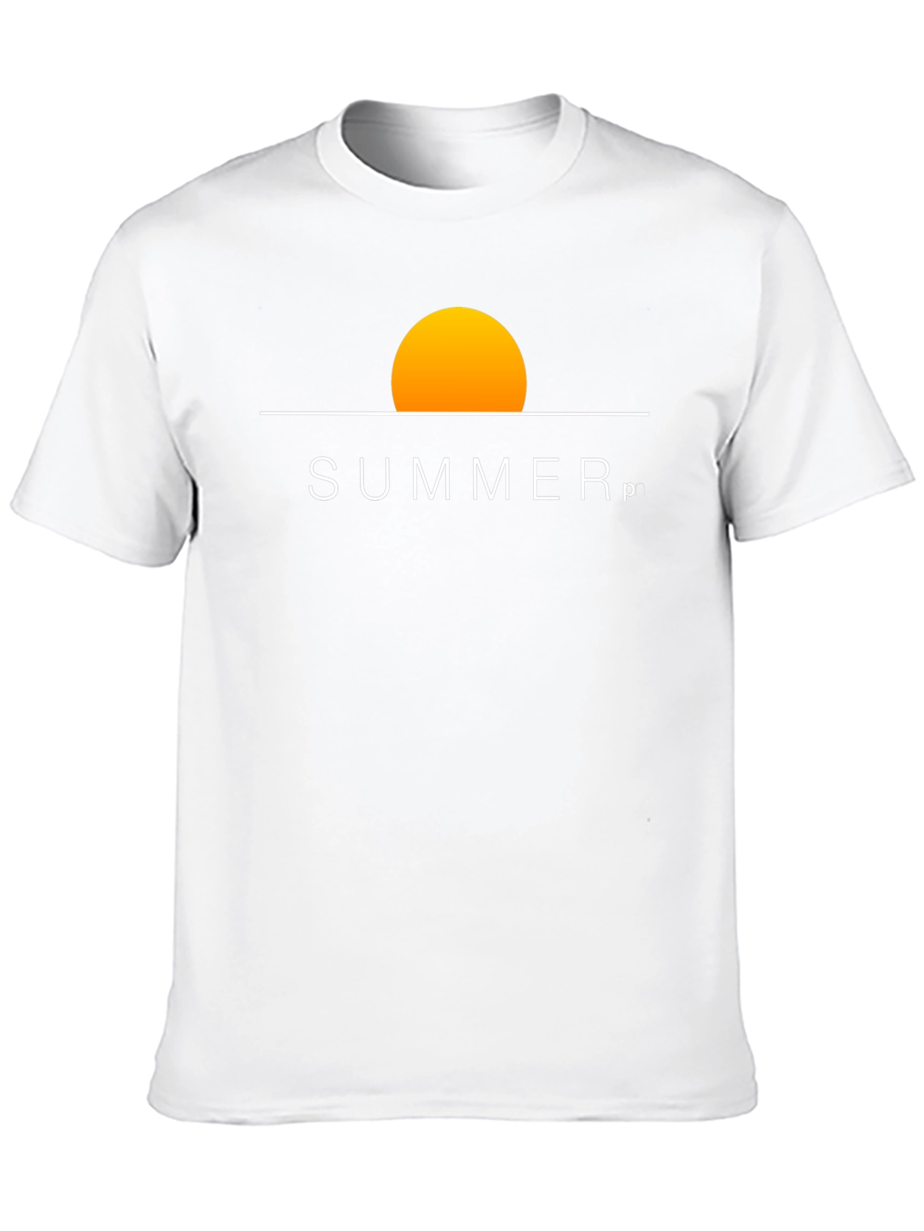 Summer Graphic Tee - Stylish Black Cotton T-Shirt
