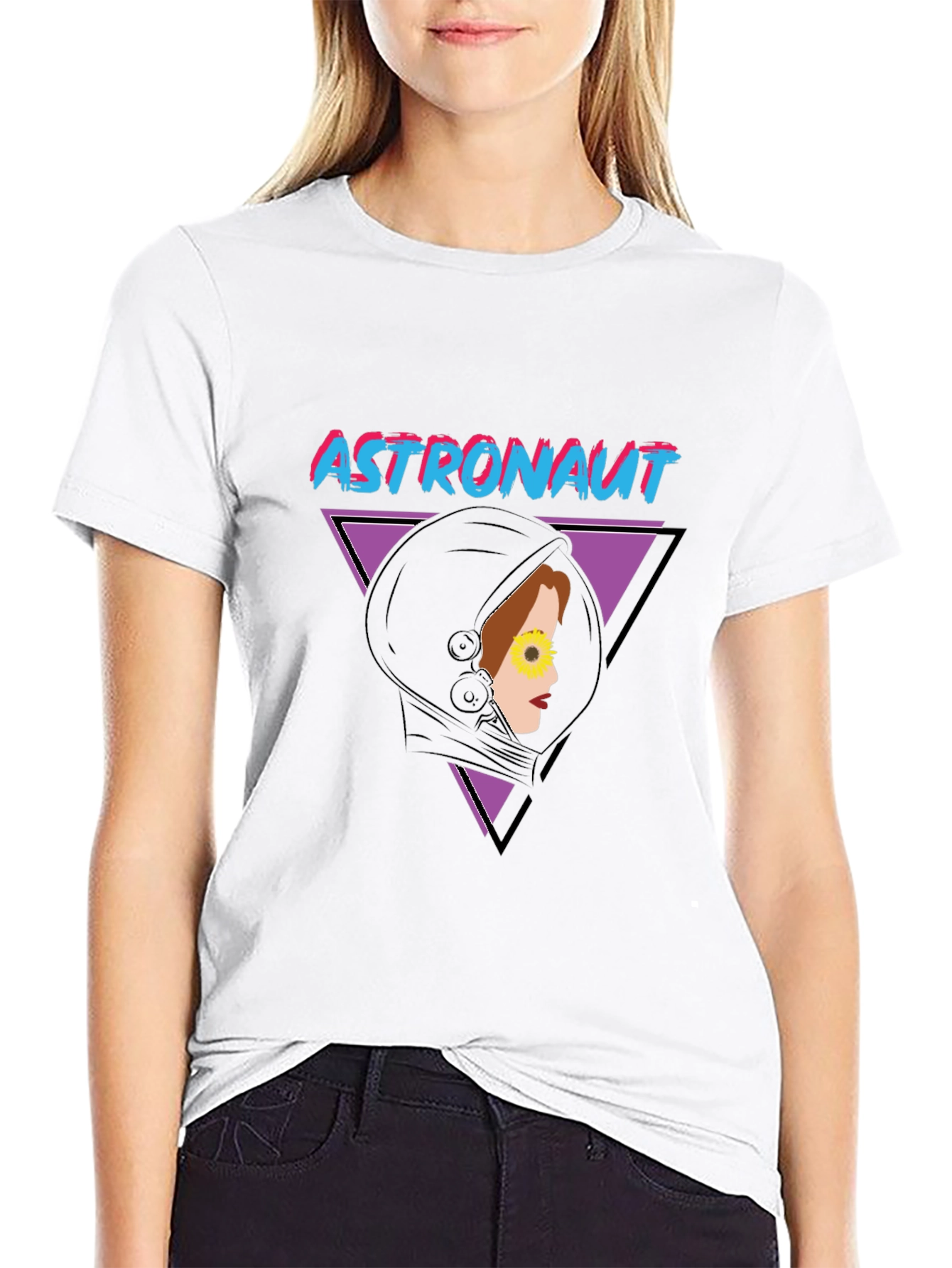 Astronaut Retro Graphic T-Shirt