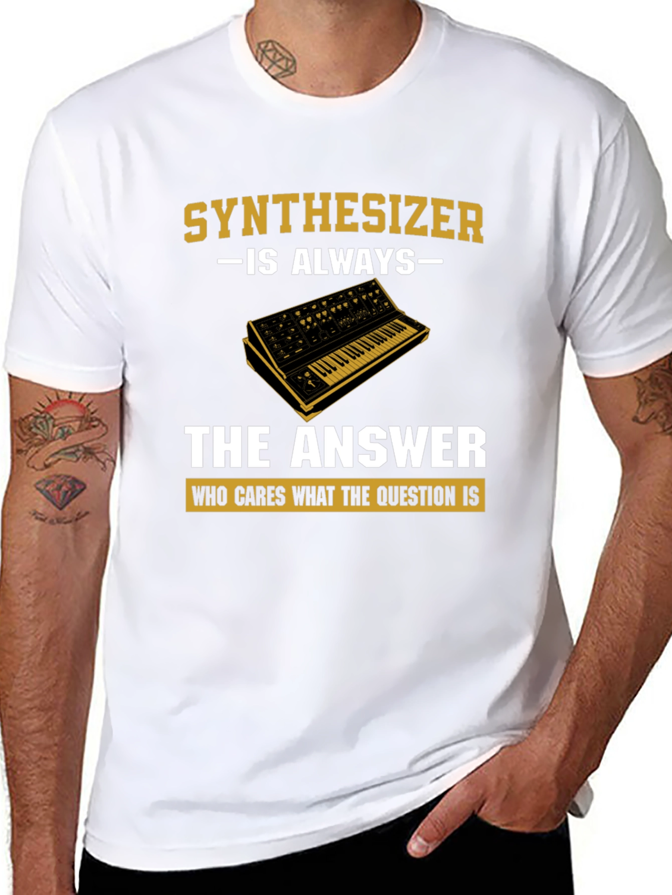 Synthesizer is Always The Answer T-Shirt