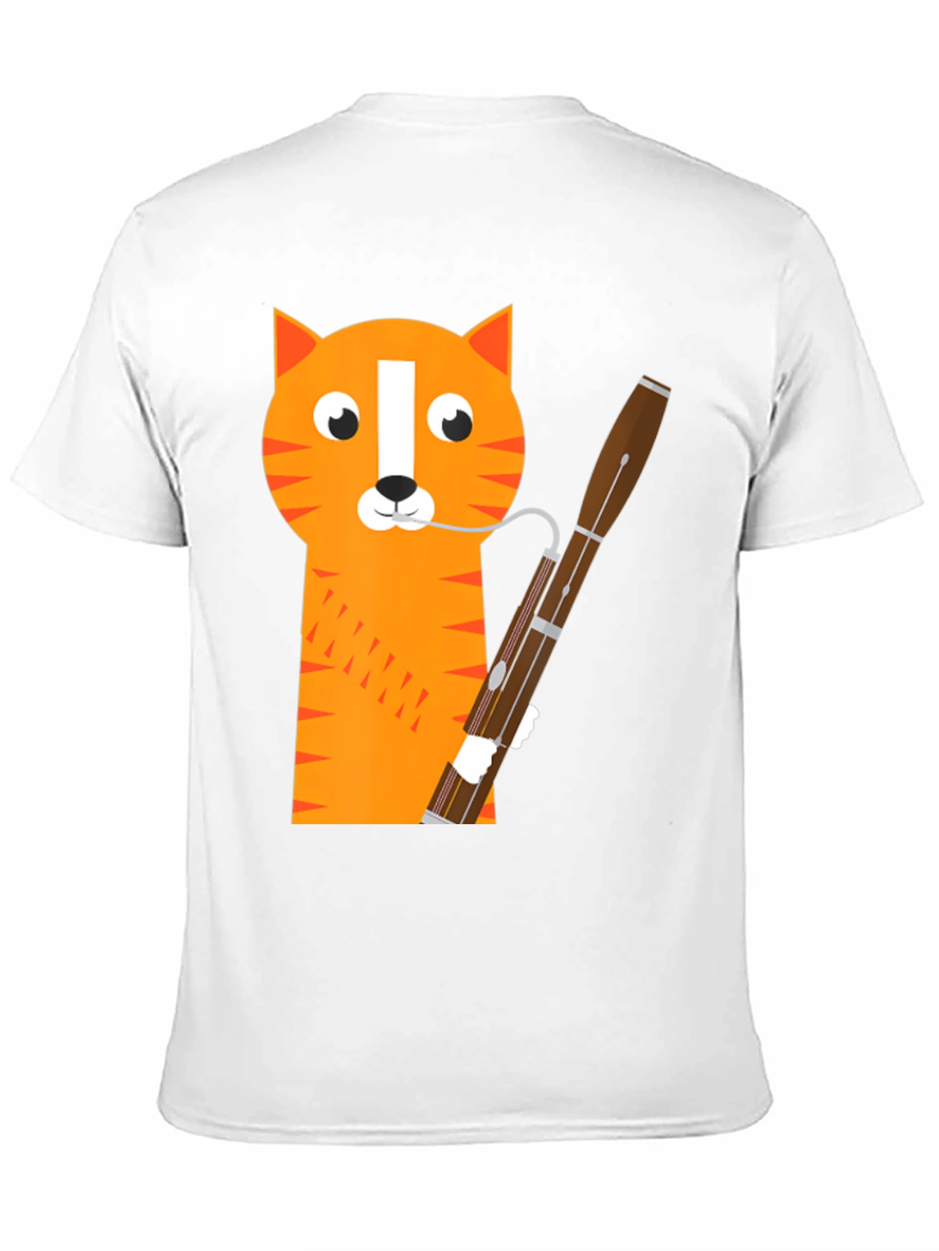Cat Bassoon T-Shirt - Funny Musician Tee