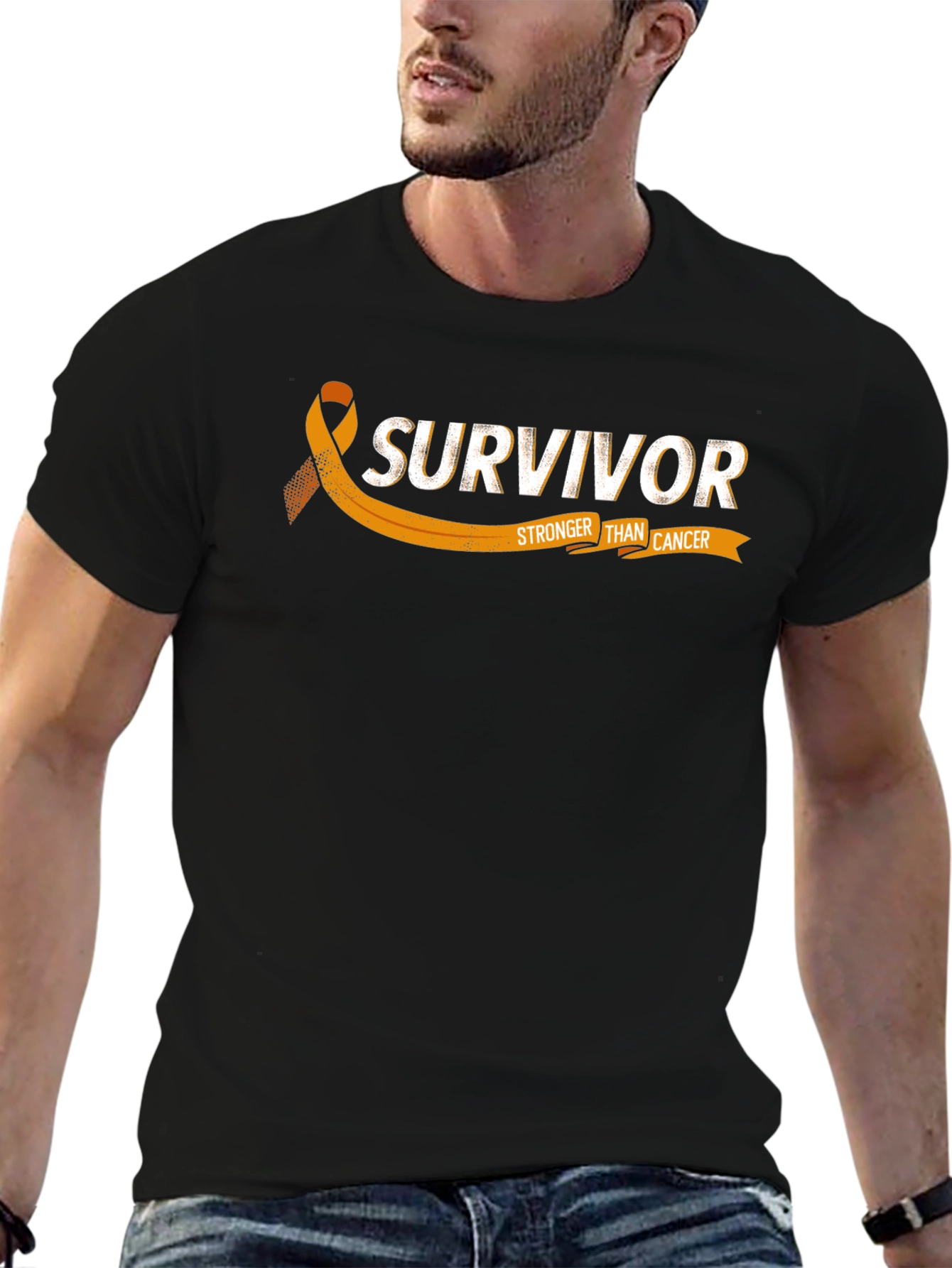 Survivor Stronger Than Cancer Awareness T-Shirt