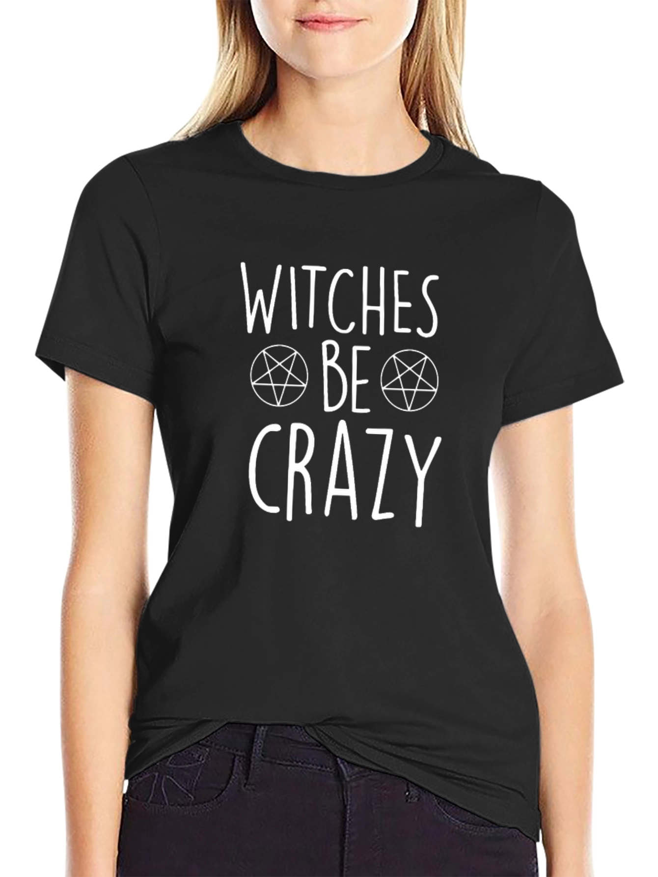 Witches Be Crazy T-Shirt - Black Graphic Tee