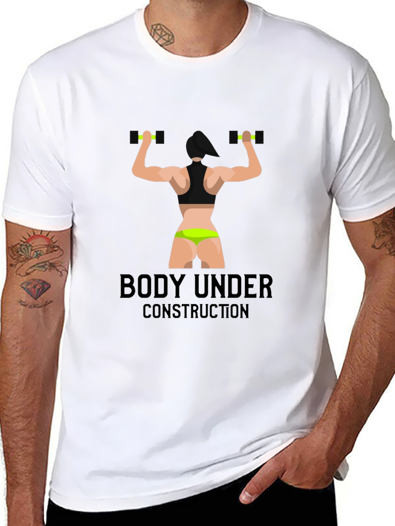 Body Under Construction T-Shirt - Fitness Apparel