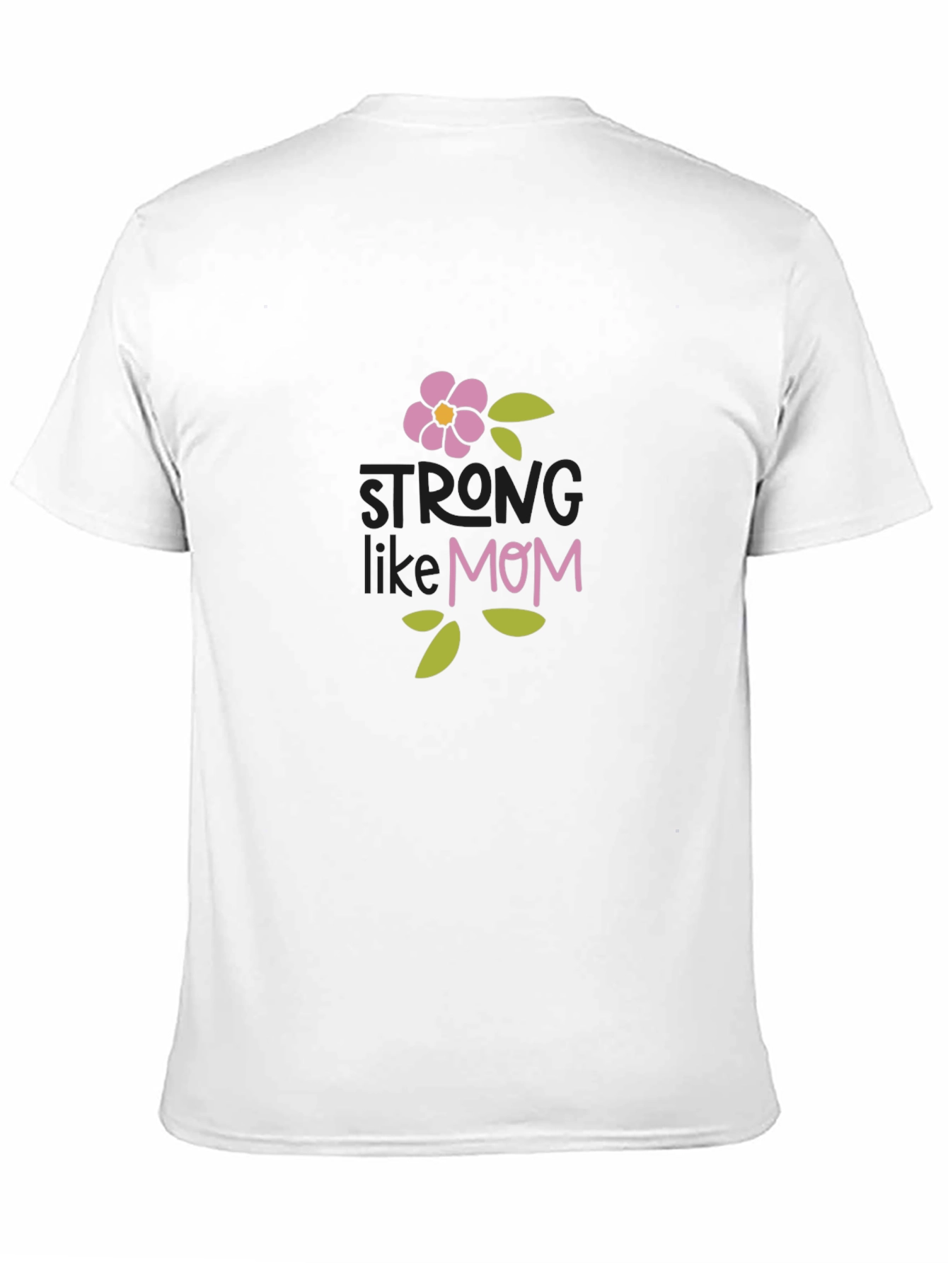 Strong Like Mom Graphic Tee - Black