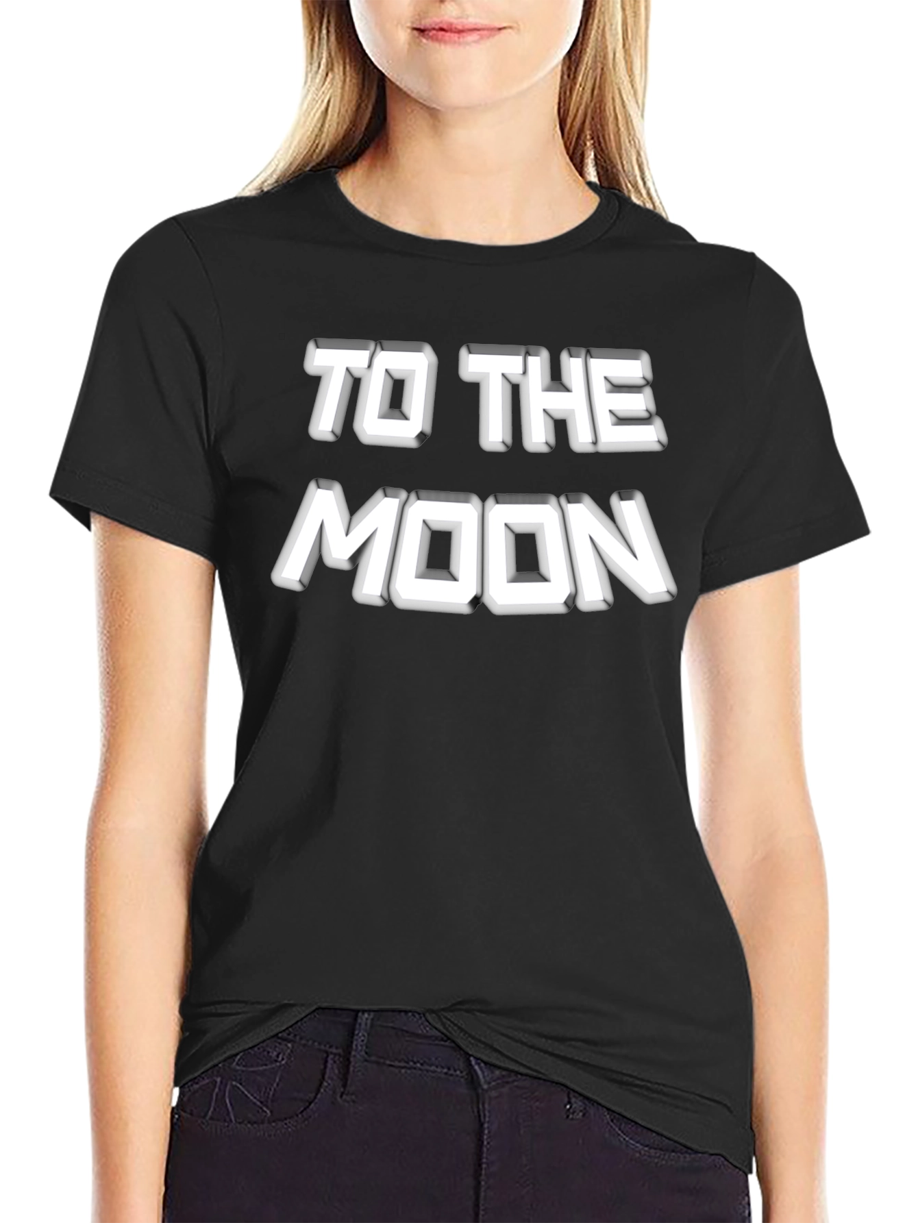 To The Moon Graphic Tee - Crypto Hype Shirt