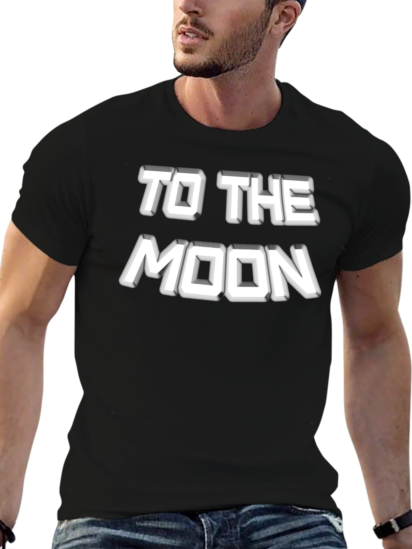To The Moon Graphic Tee - Crypto Hype Shirt