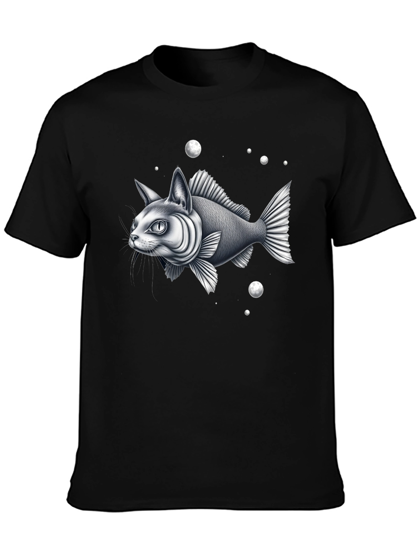 Surreal Catfish Graphic Tee - Unique Design