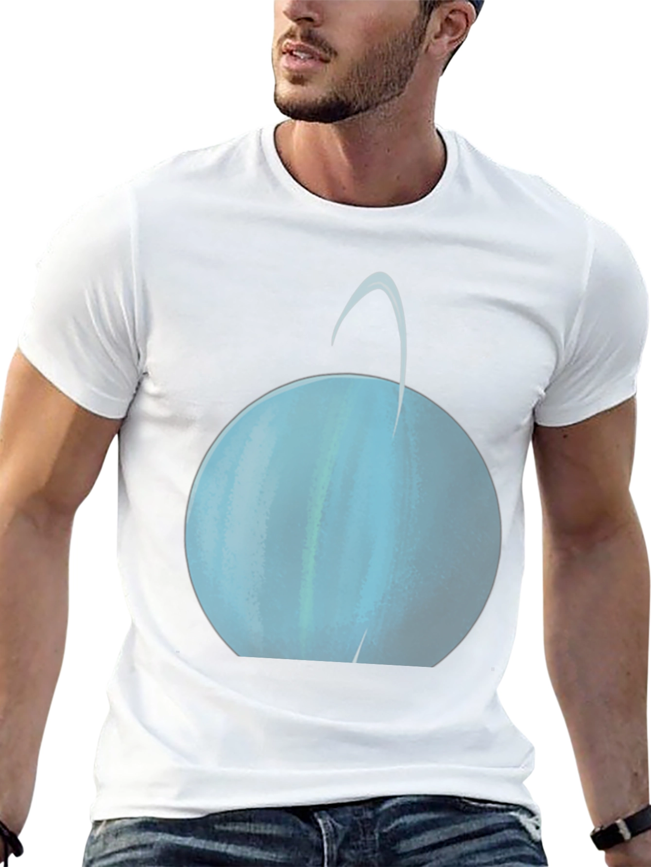 Uranus Graphic Tee - Space Planet T-Shirt
