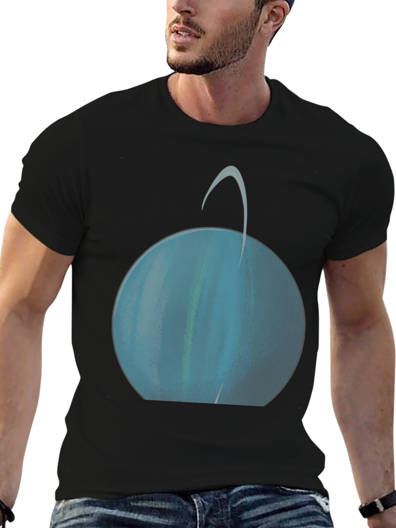 Uranus Graphic Tee - Space Planet T-Shirt