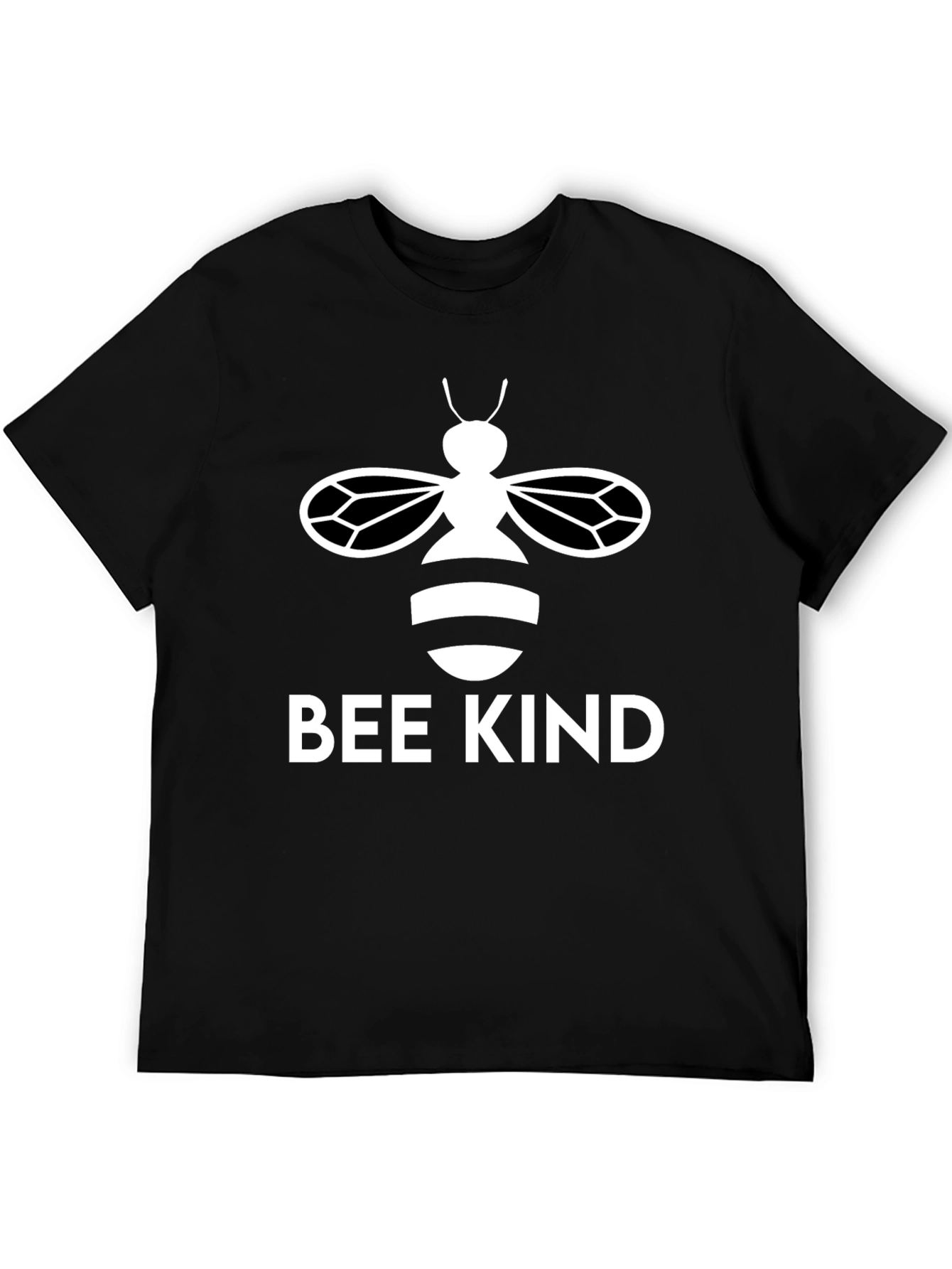 Bee Kind T-Shirt - Black Graphic Print