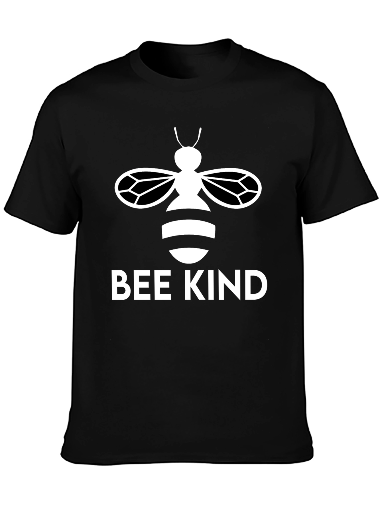 Bee Kind T-Shirt - Black Graphic Print