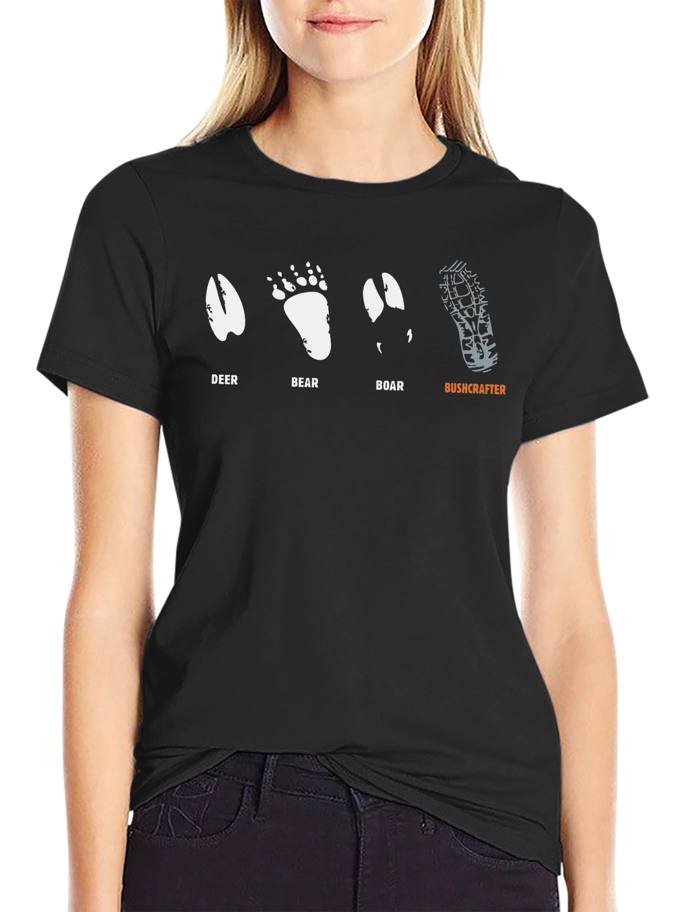 Animal Tracks Graphic Tee - Bushcraft Shirt