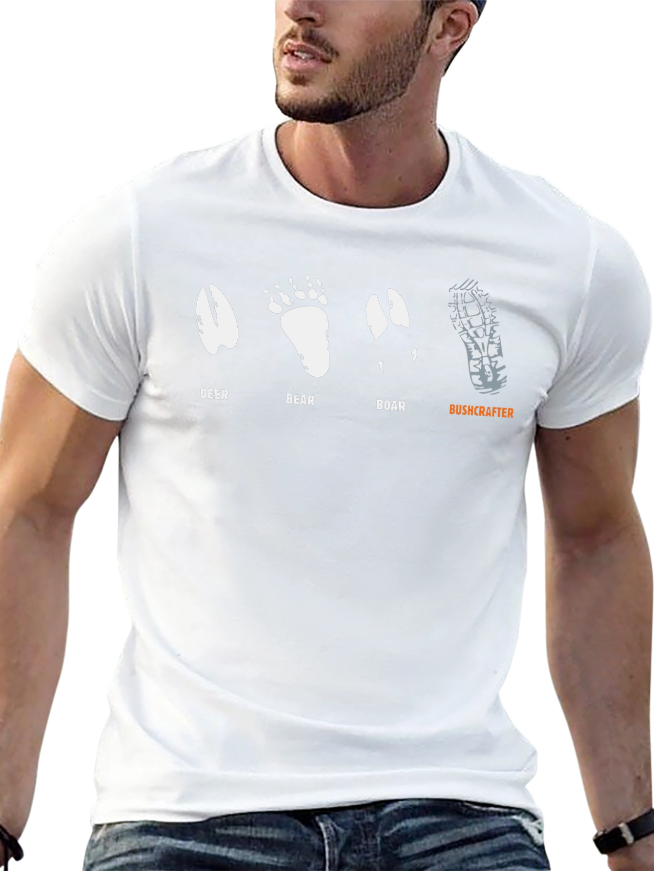 Animal Tracks Graphic Tee - Bushcraft Shirt