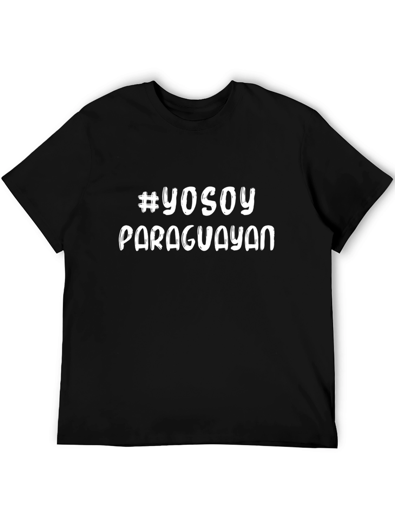 Yo Soy Paraguayan T-Shirt - Black Cotton Tee