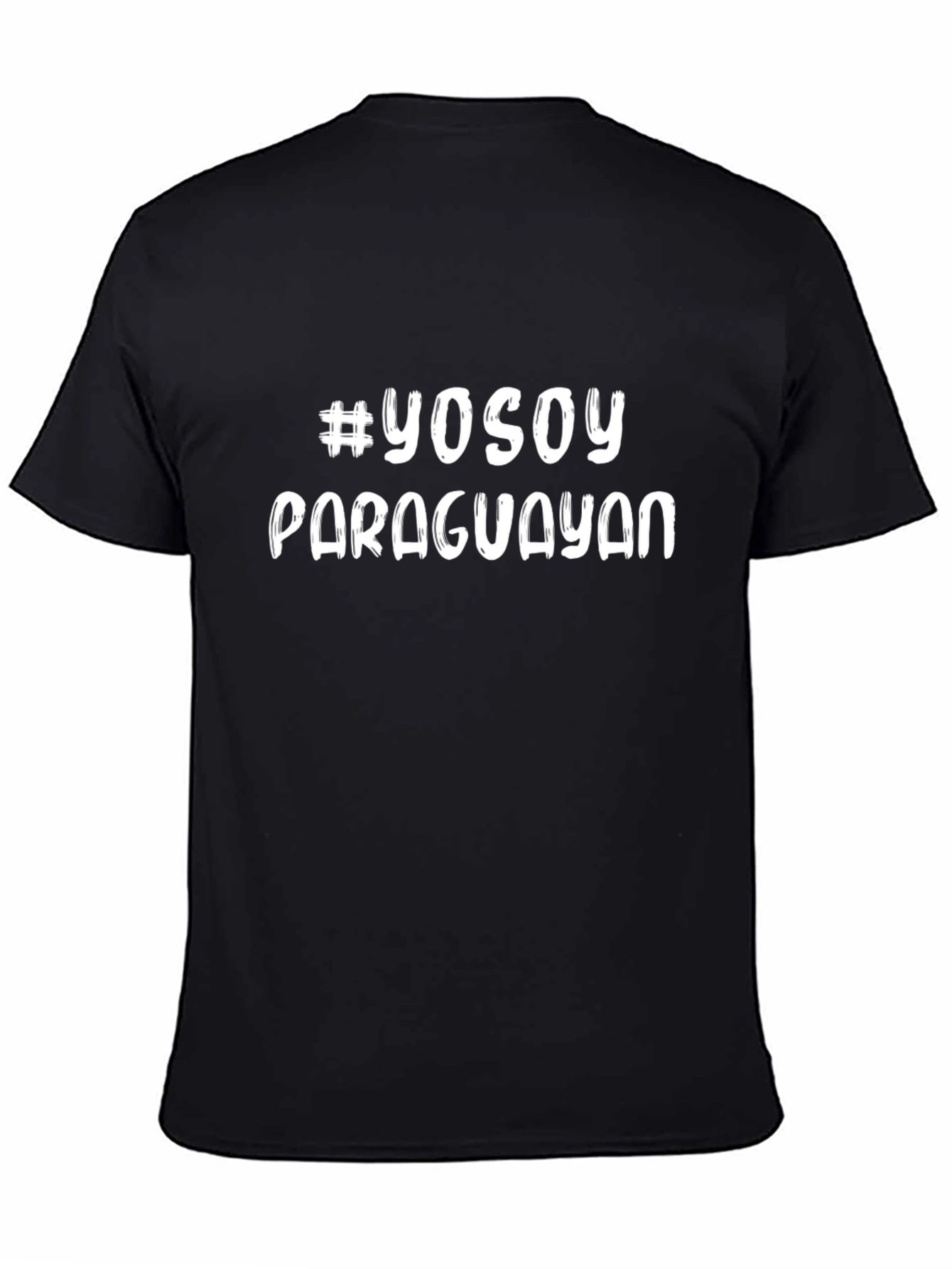 Yo Soy Paraguayan T-Shirt - Black Cotton Tee