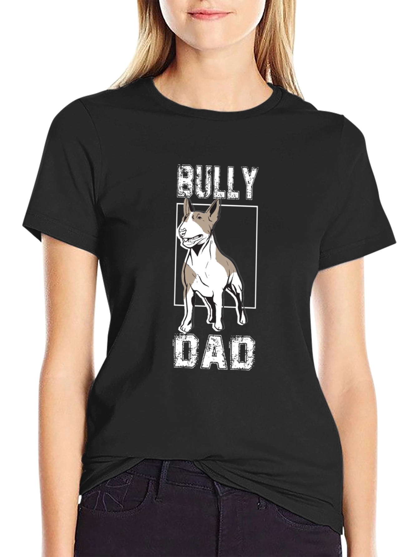Bully Dad Graphic Tee - Dog Lover T-Shirt