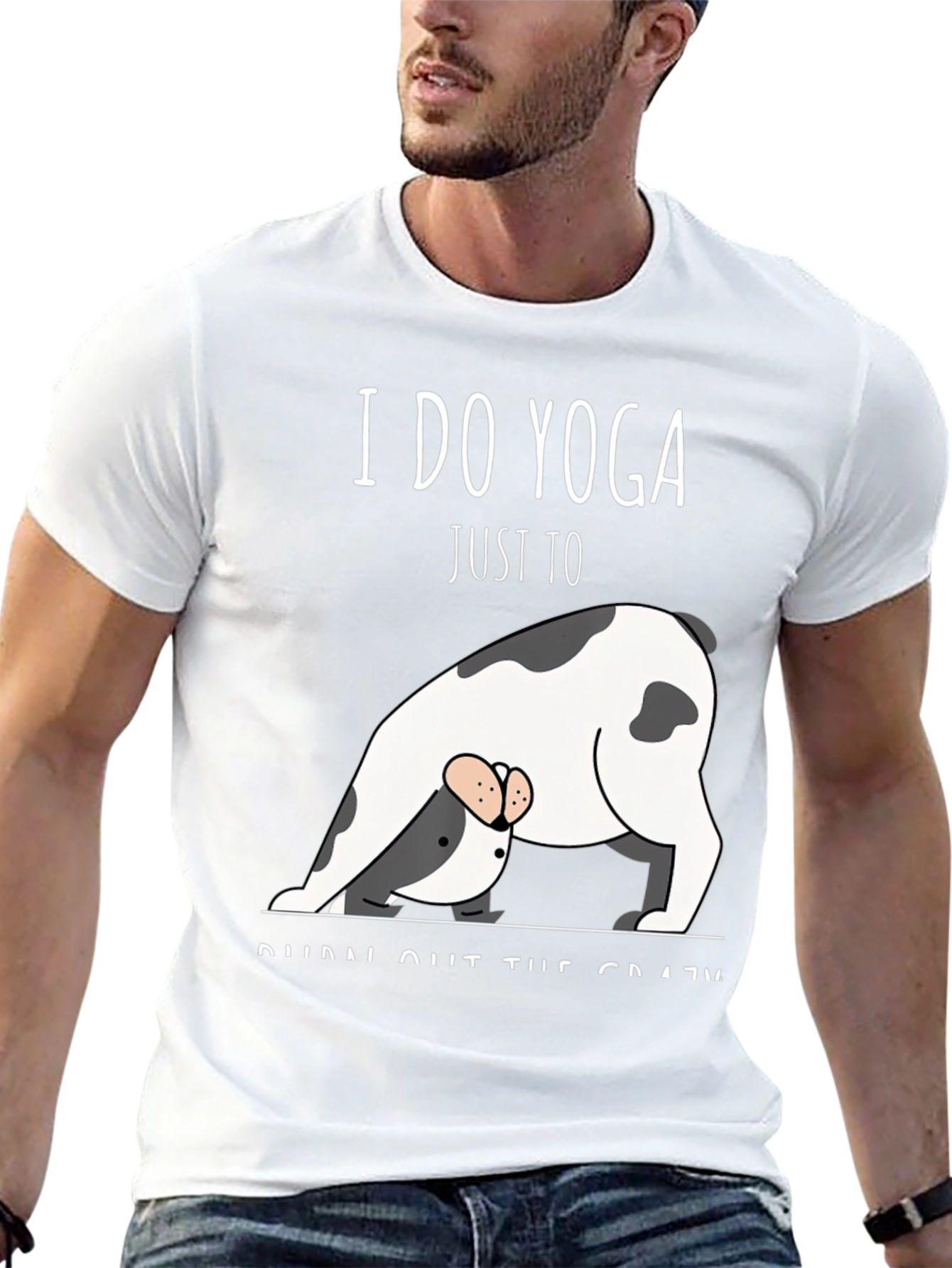 Yoga Dog T-Shirt - Burn Out The Crazy Tee