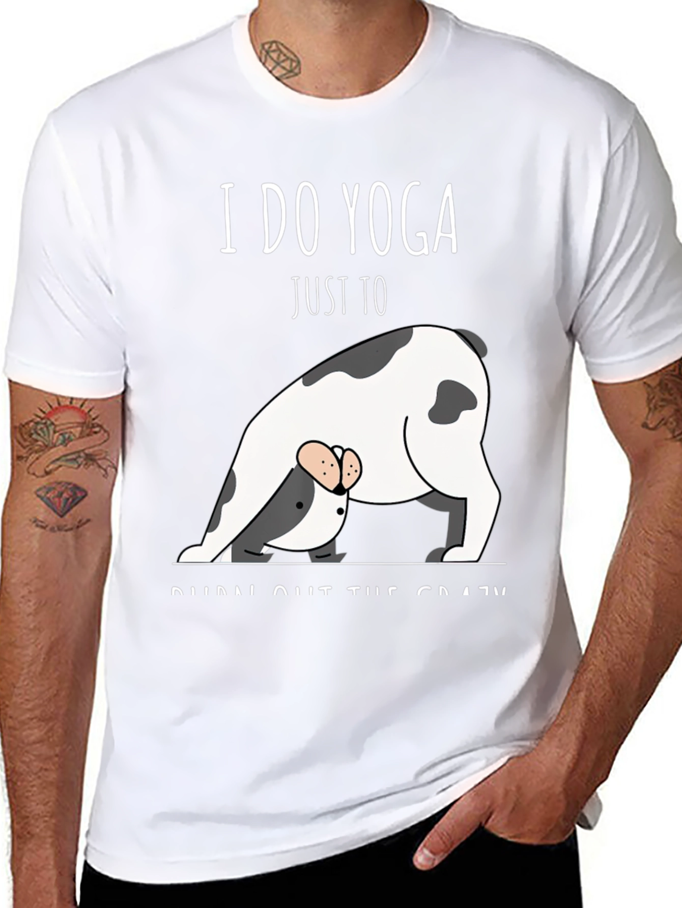 Yoga Dog T-Shirt - Burn Out The Crazy Tee