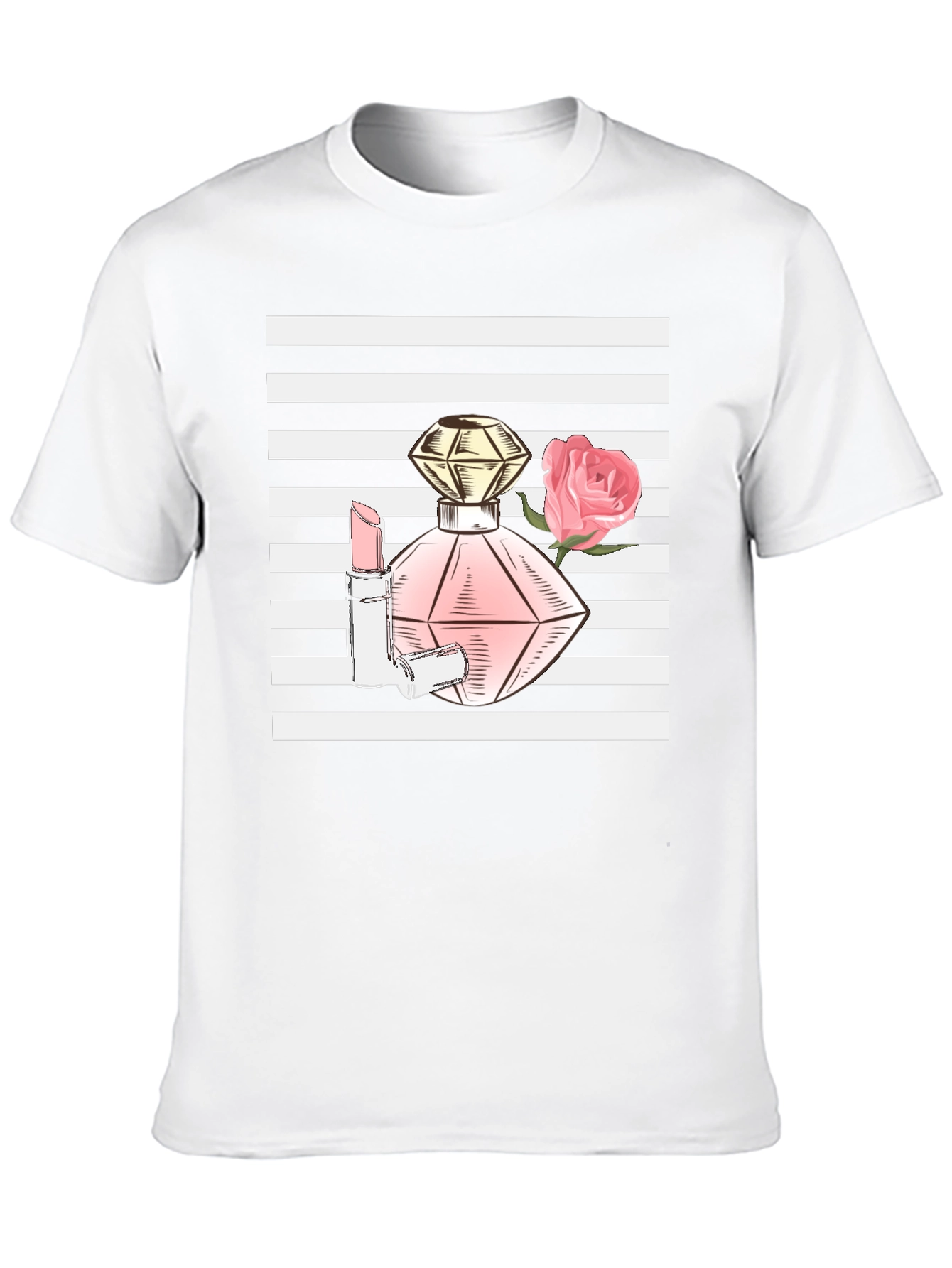 Stylish Black T-Shirt with Fashion Print