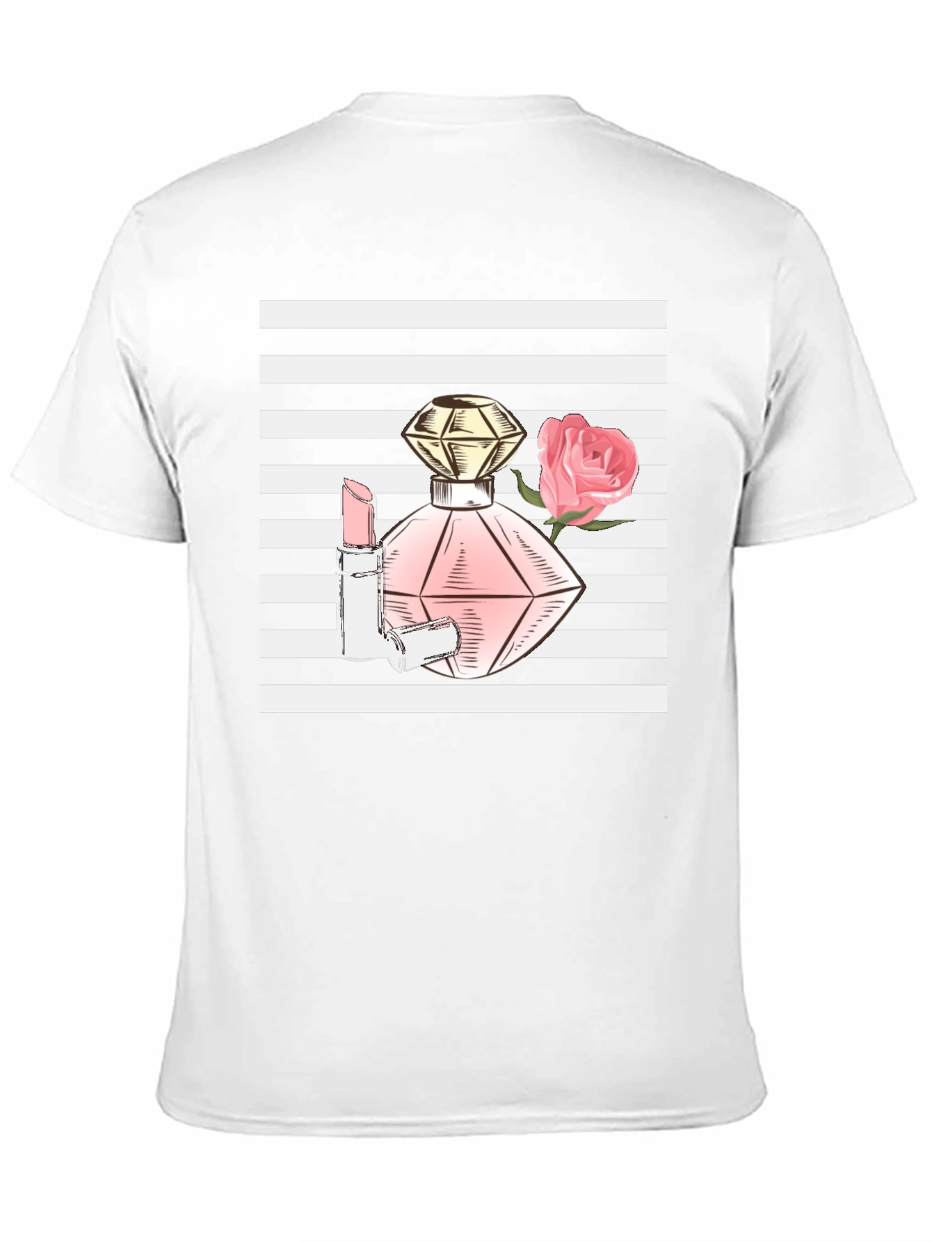 Stylish Black T-Shirt with Fashion Print