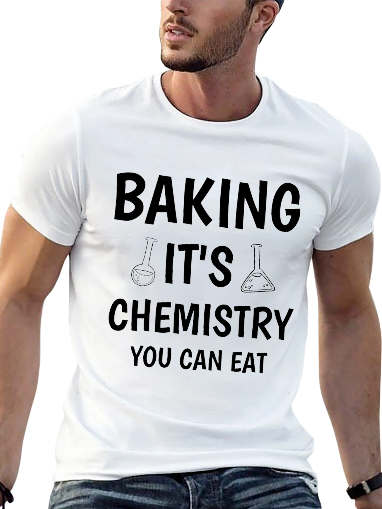 Baking Its Chemistry You Can Eat Black T-Shirt
