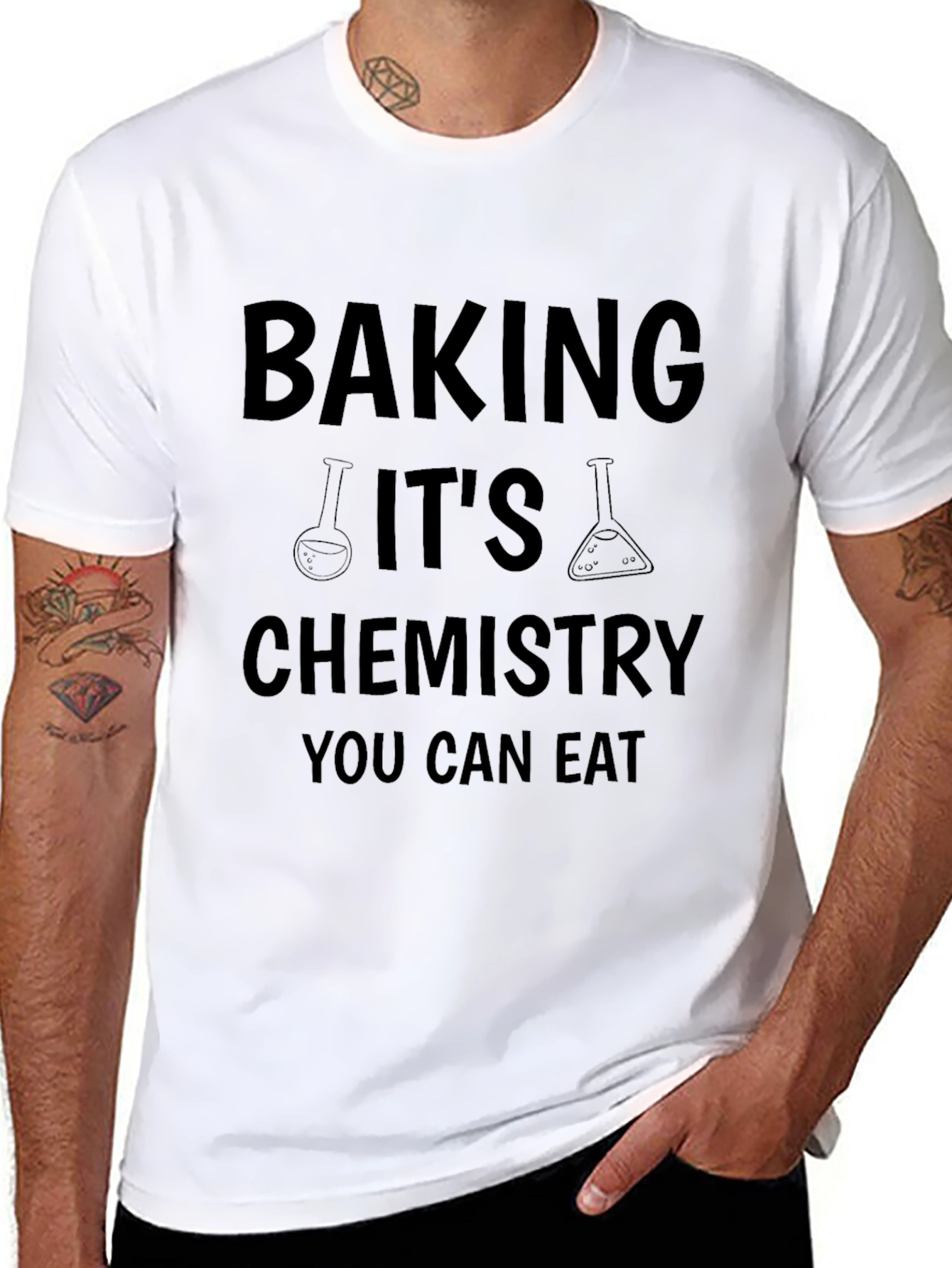 Baking Its Chemistry You Can Eat Black T-Shirt