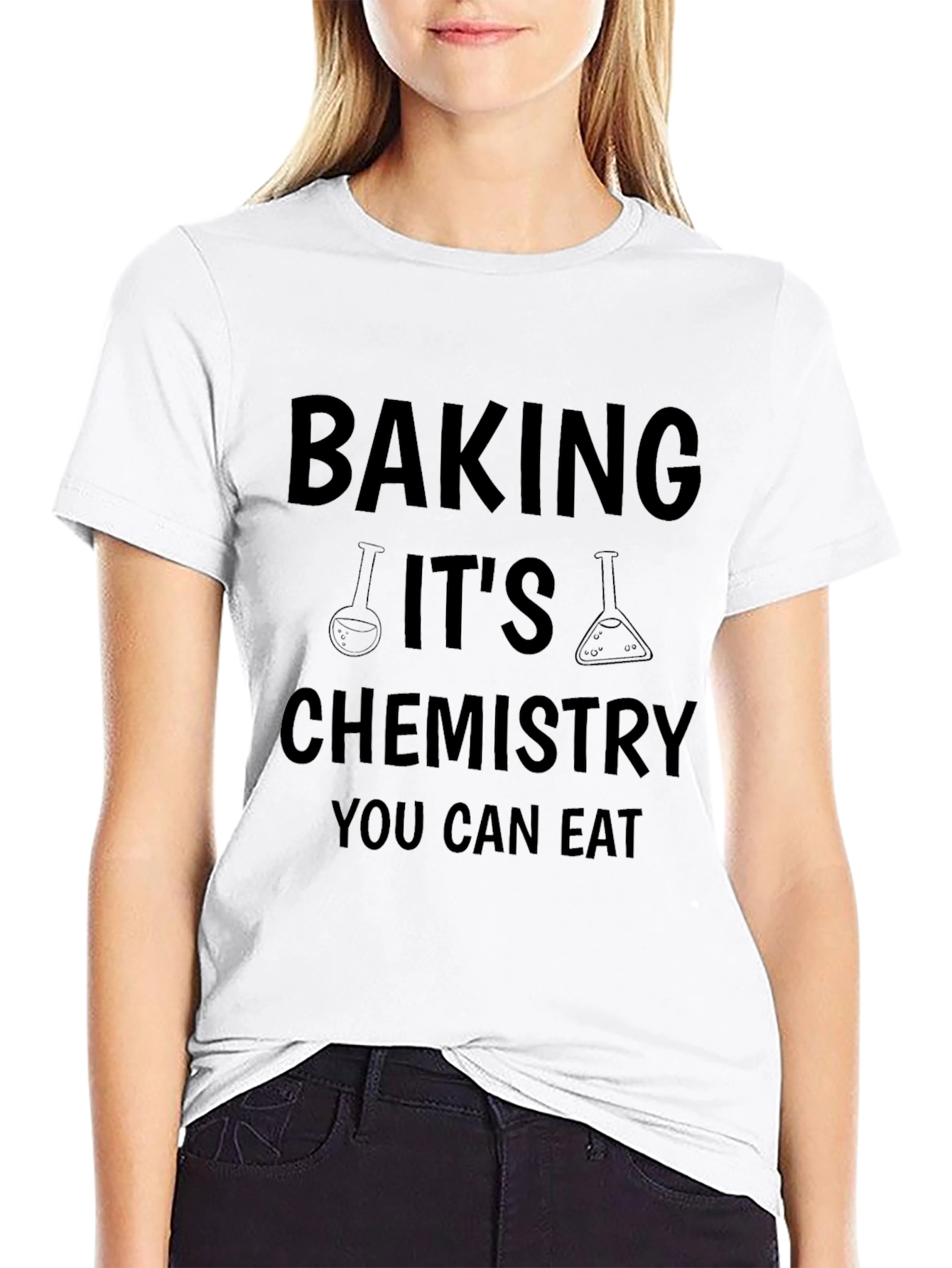 Baking Its Chemistry You Can Eat Black T-Shirt
