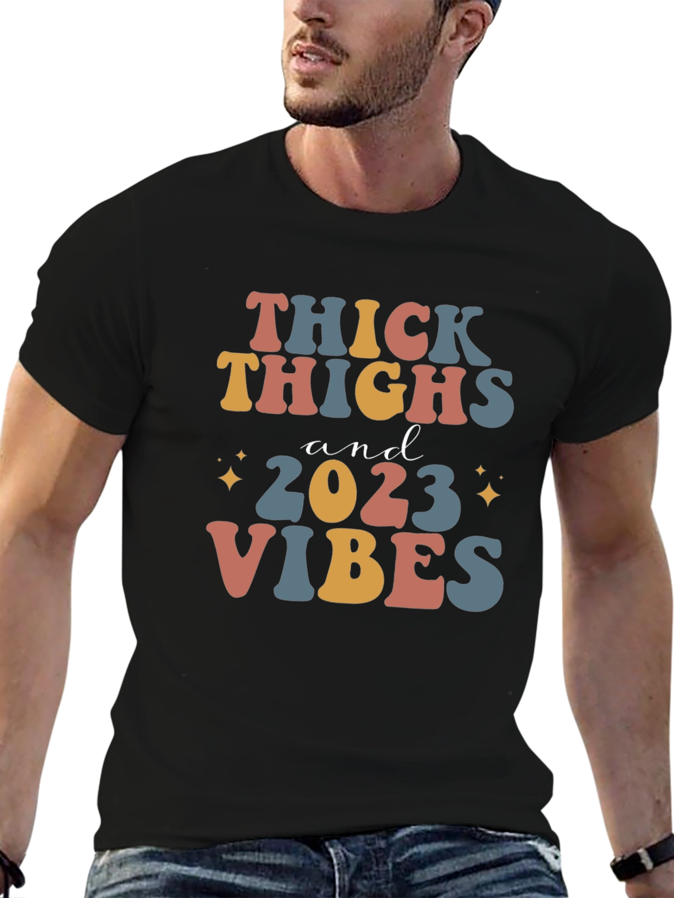 Thick Thighs & 2023 Vibes Graphic Tee