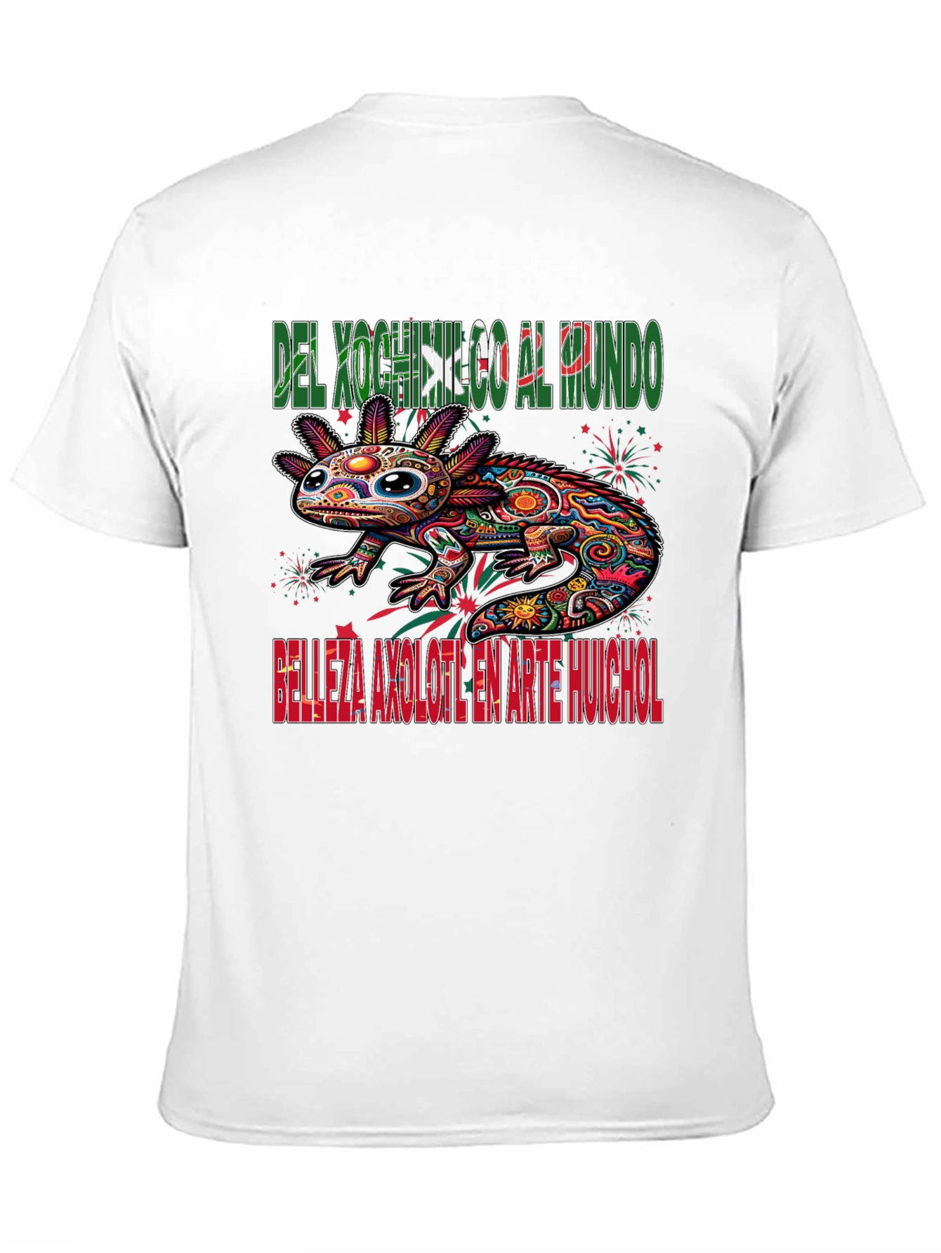 Axolotl Art T-Shirt - Xochimilco Pride