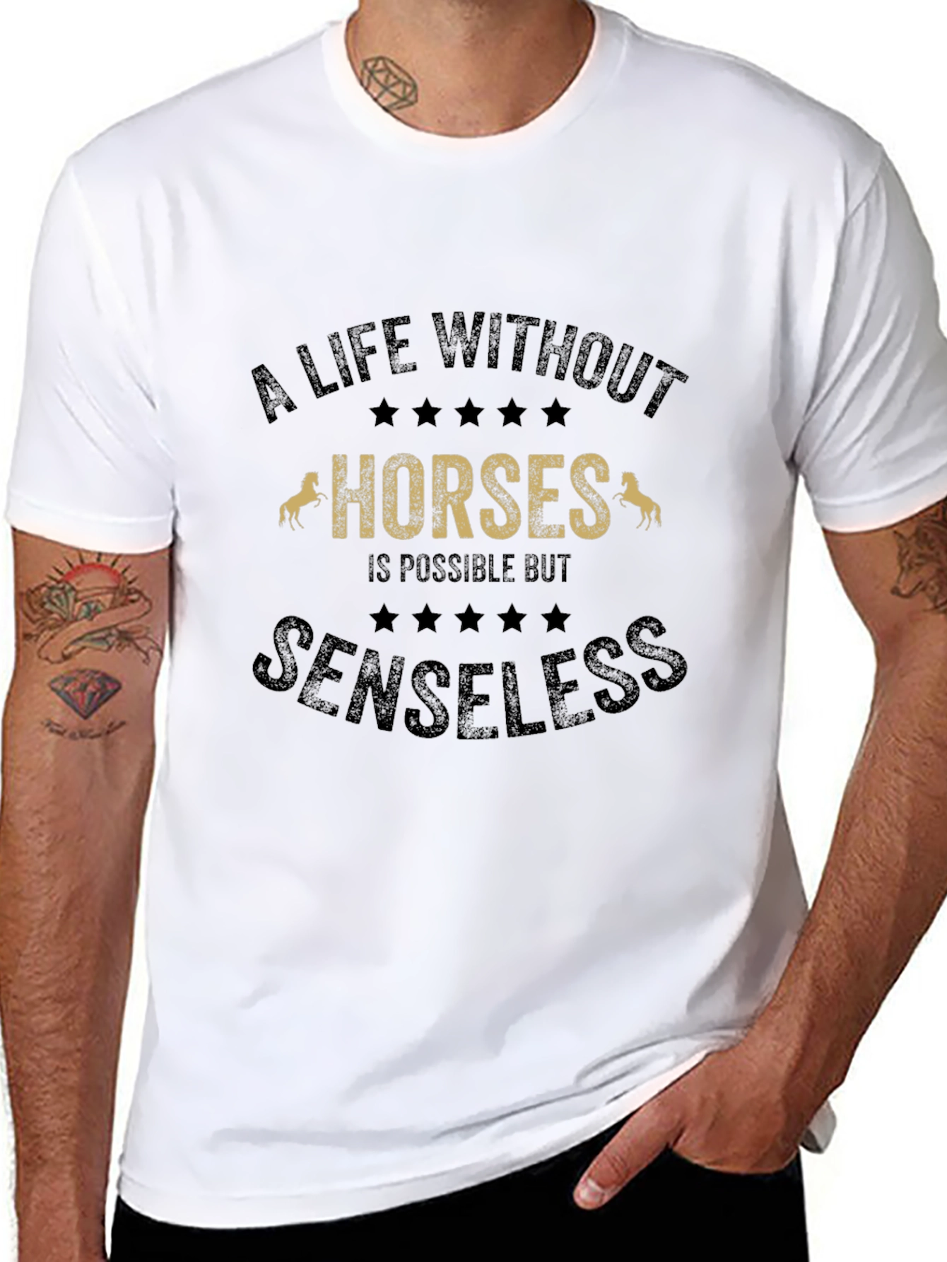 A Life Without Horses T-Shirt