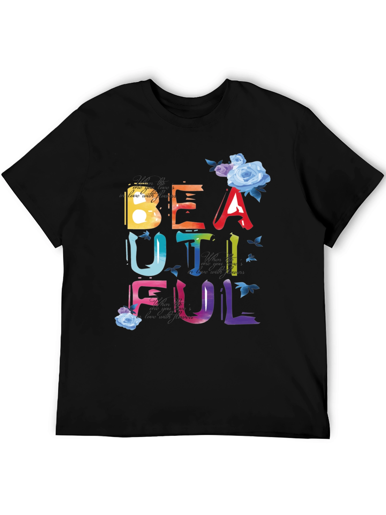 Beautiful Graphic Tee - Stylish Cotton Blend Shirt