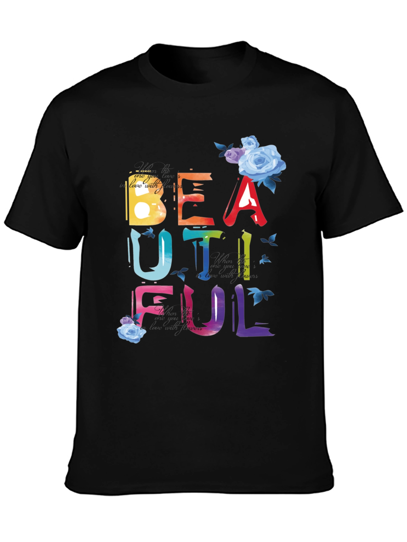 Beautiful Graphic Tee - Stylish Cotton Blend Shirt