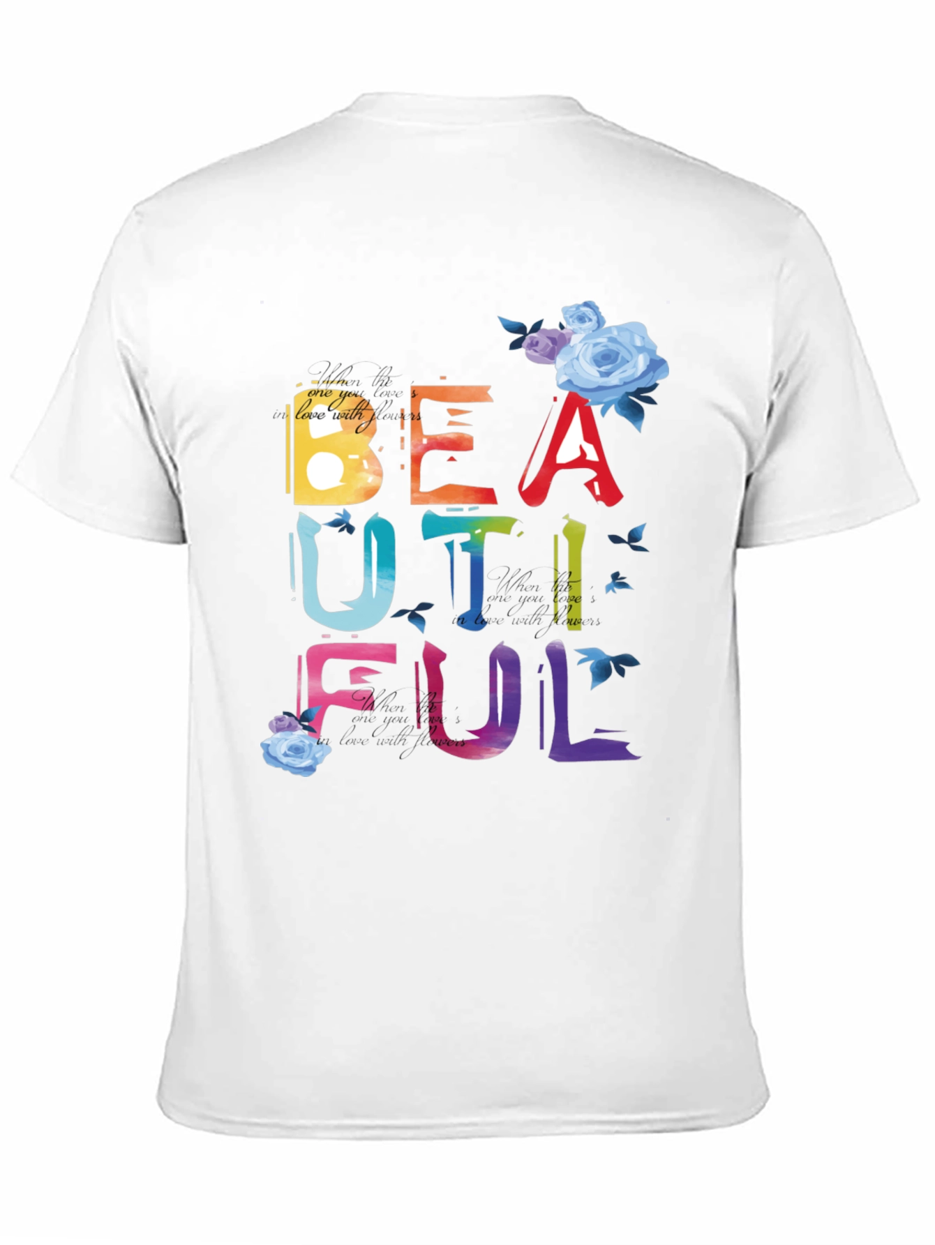 Beautiful Graphic Tee - Stylish Cotton Blend Shirt