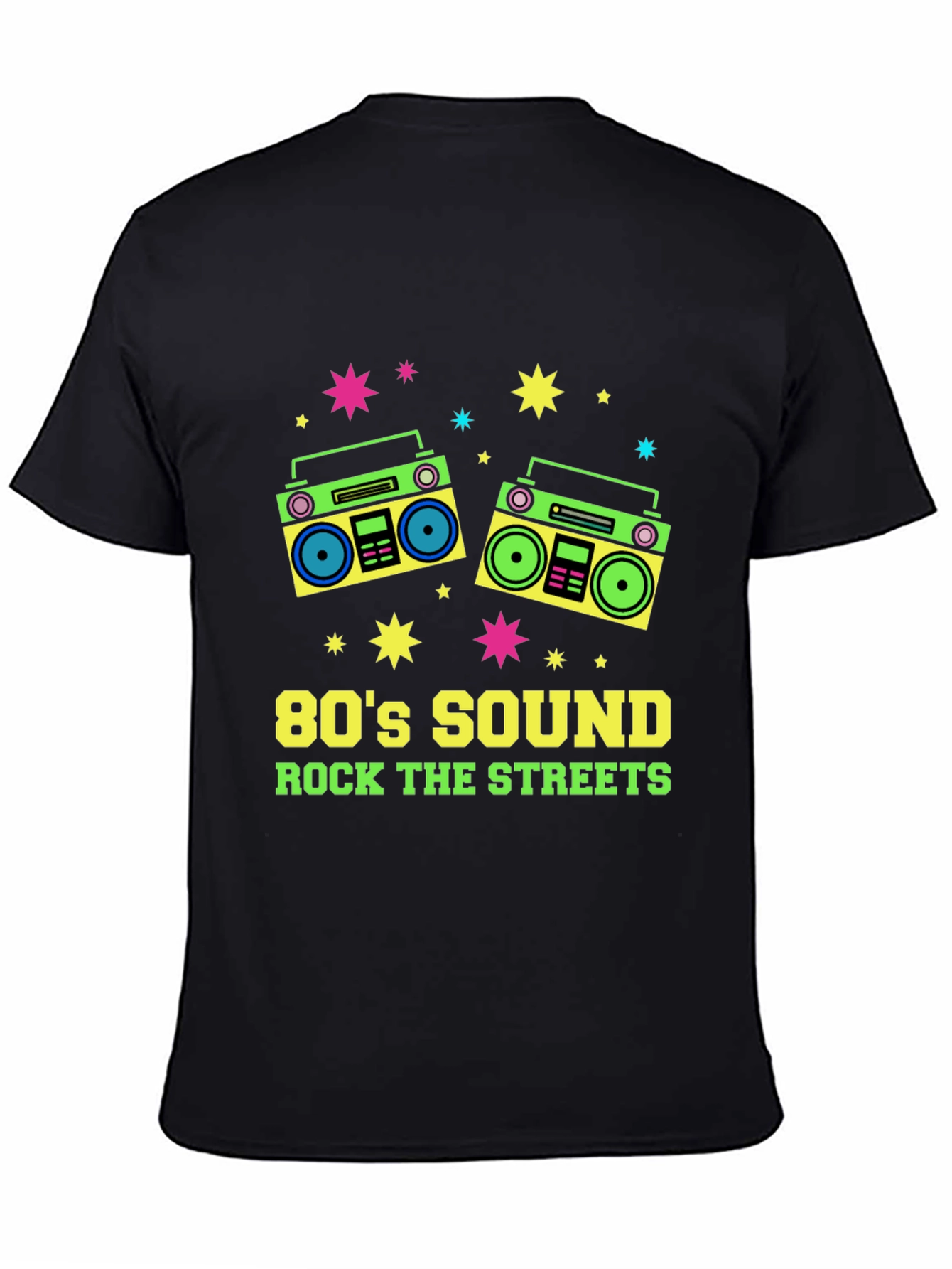 80s Sound Retro Boombox Graphic Tee