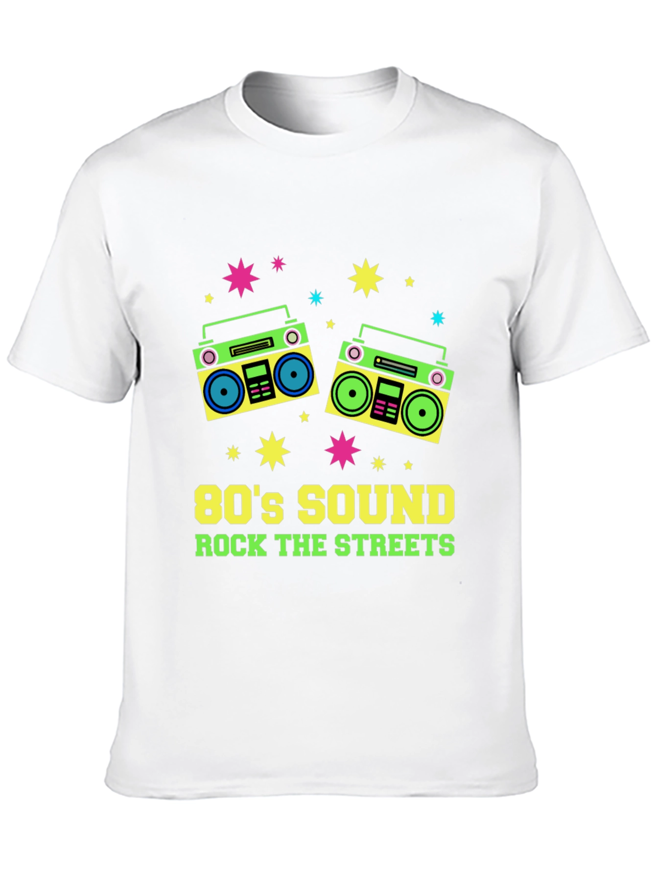 80s Sound Retro Boombox Graphic Tee