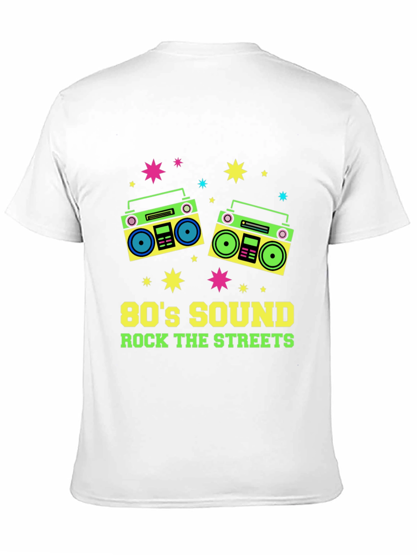 80s Sound Retro Boombox Graphic Tee